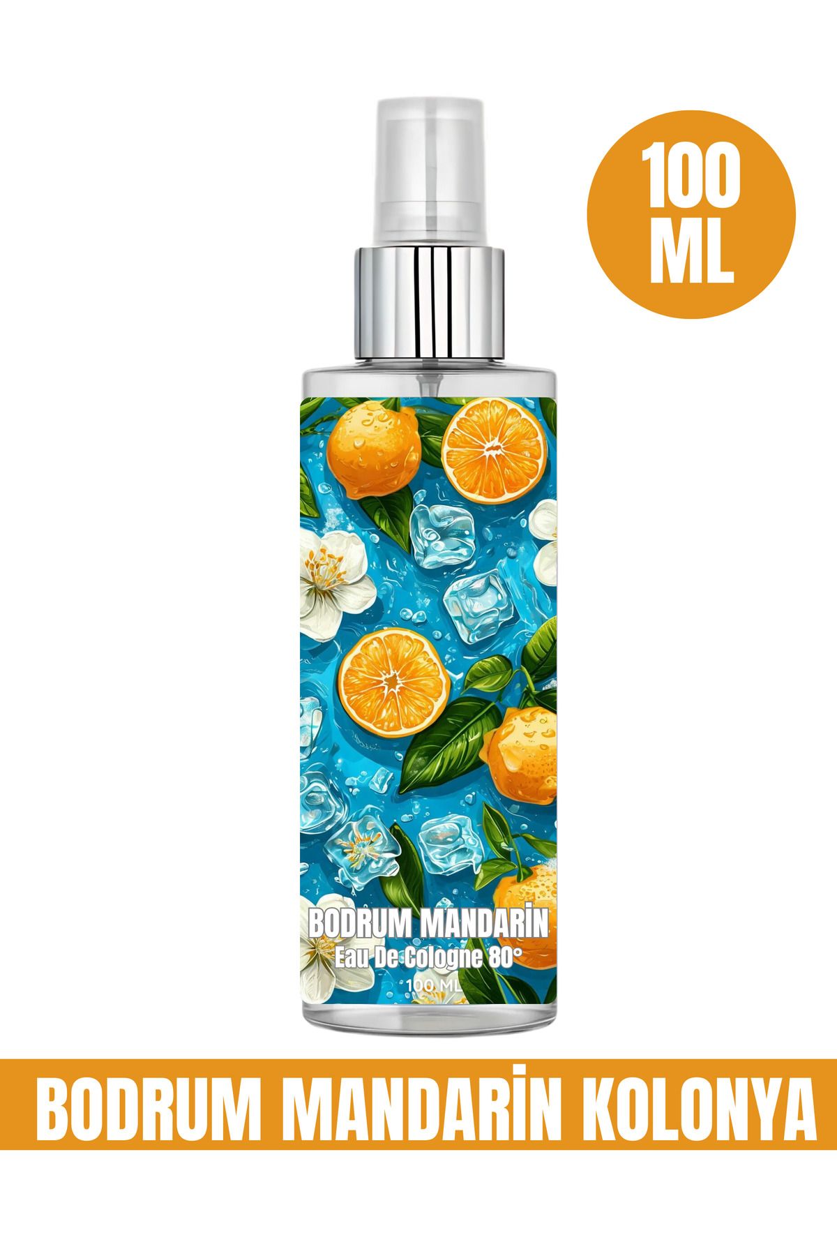 homeartplus Atelier Mandarin 80° Kolonya 100 ml ( eau de cologne)
