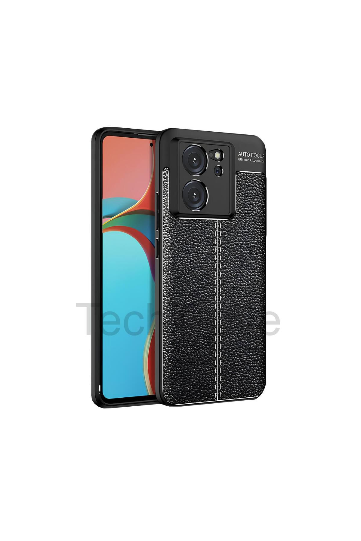 TechTrove Xiaomi Mi 13T Kılıf Deri Extra Korumalı Slikon Kapak