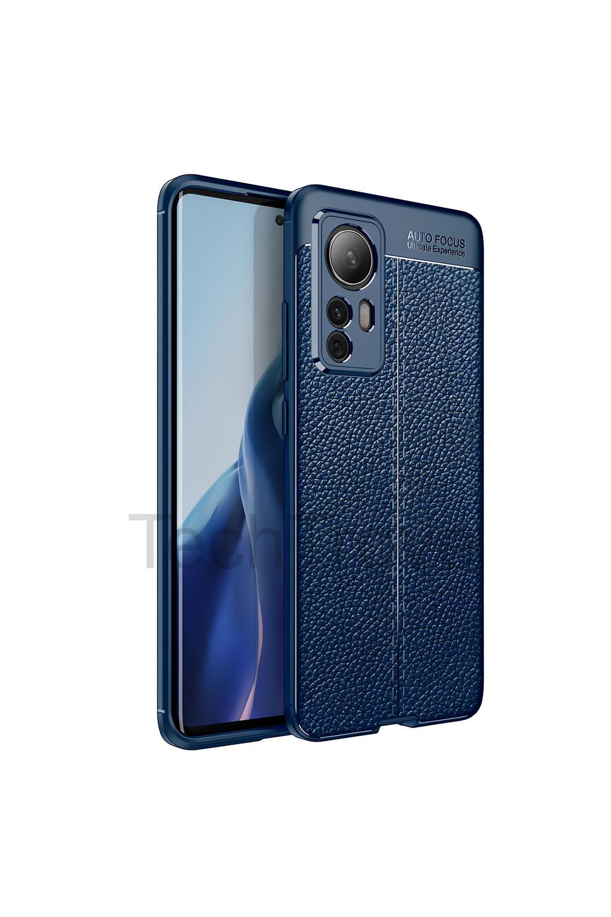 TechTrove Xiaomi Mi 12 Kılıf Deri Extra Korumalı Slikon Kapak