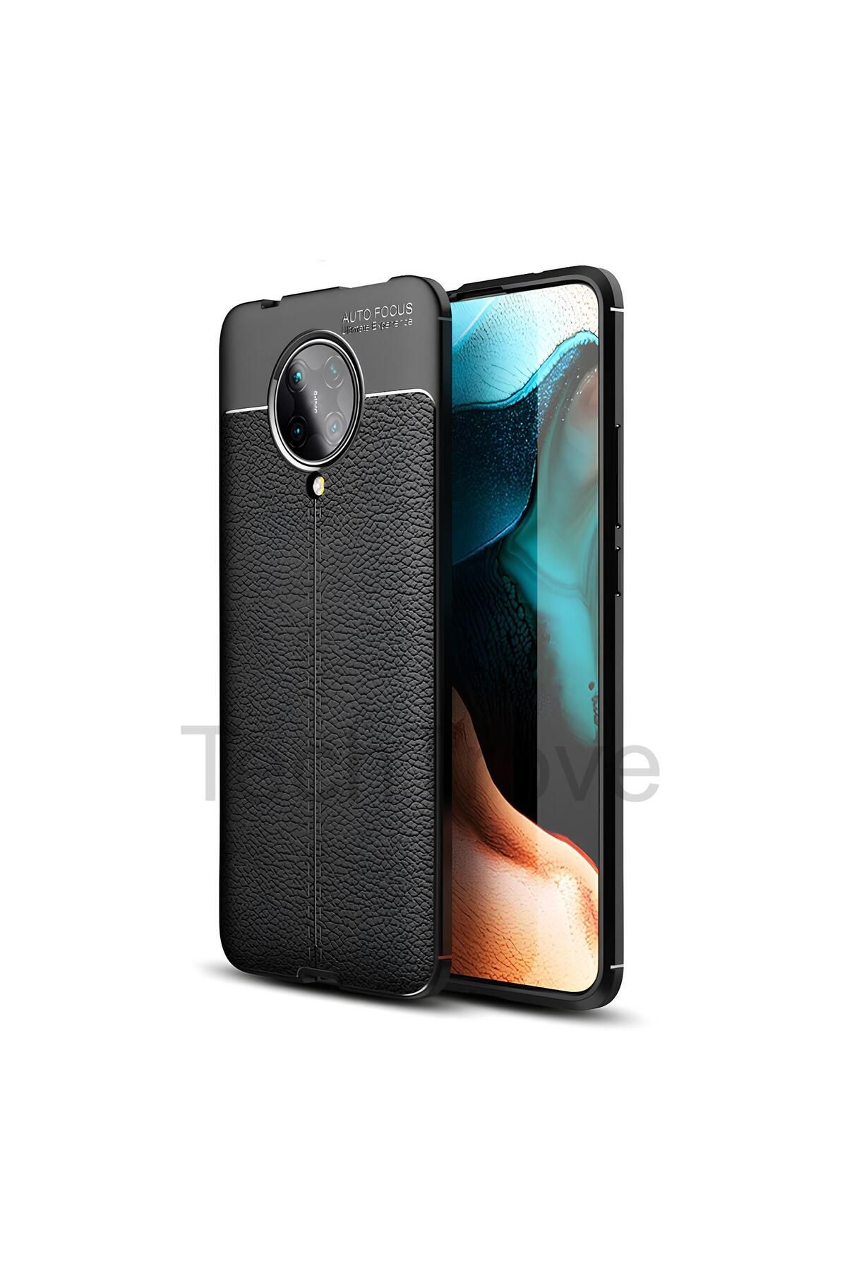TechTrove Xiaomi Poco F2 Pro Kılıf Deri Extra Korumalı Slikon Kapak