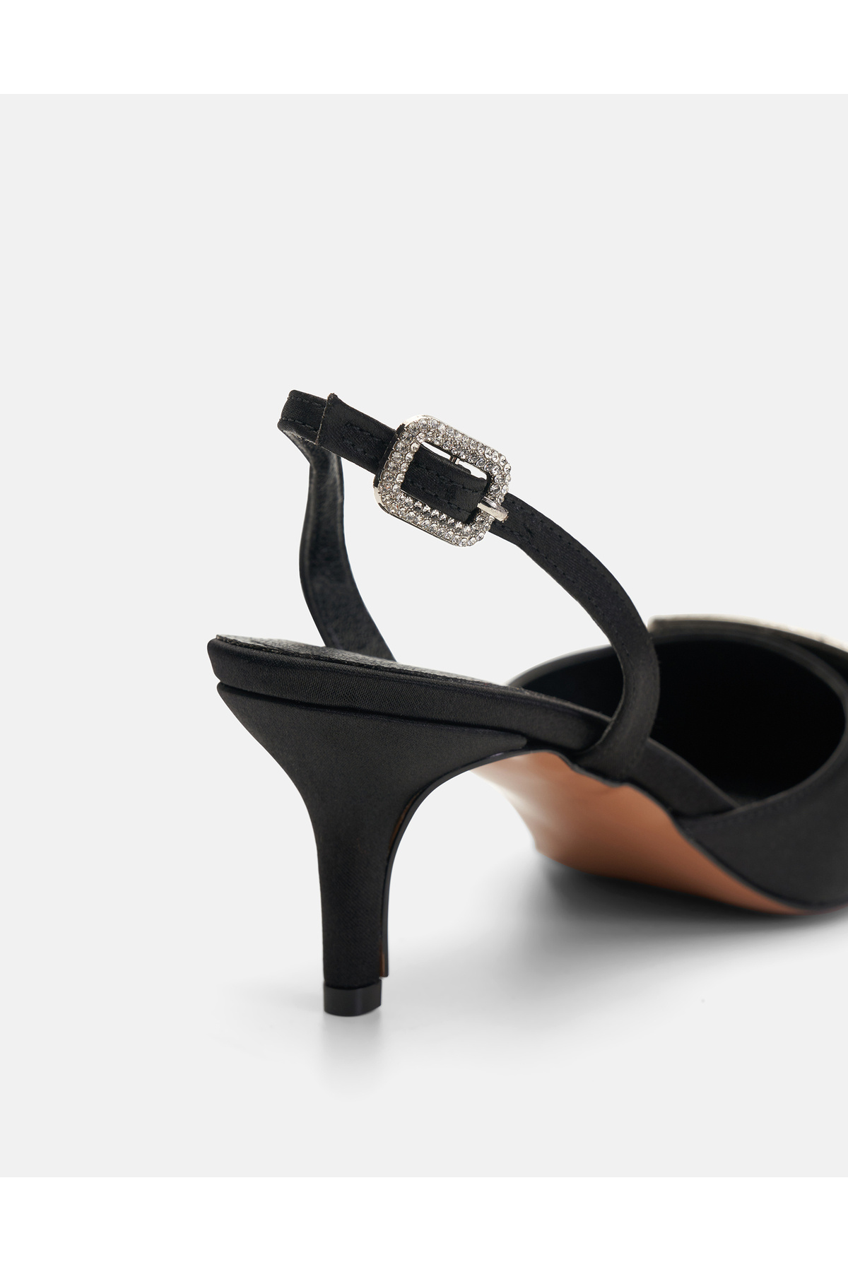 Jorbinol-Lure Sparkle Buckle Thin Heeled Shoes 4