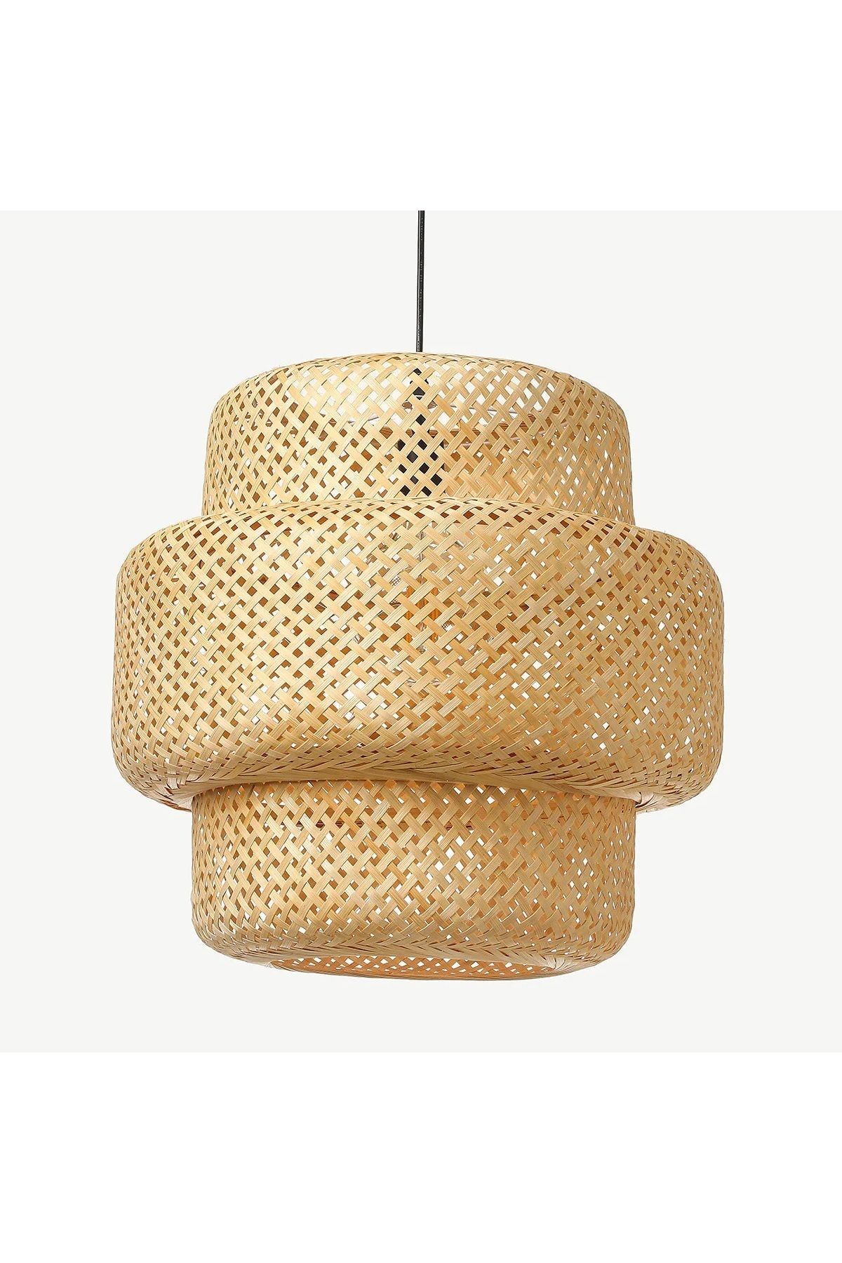 Lambadar-Scorpion Model Single Rattan Bamboo Modern Design Scandinavian Bohemian Pendant Lamp Chandelier 5