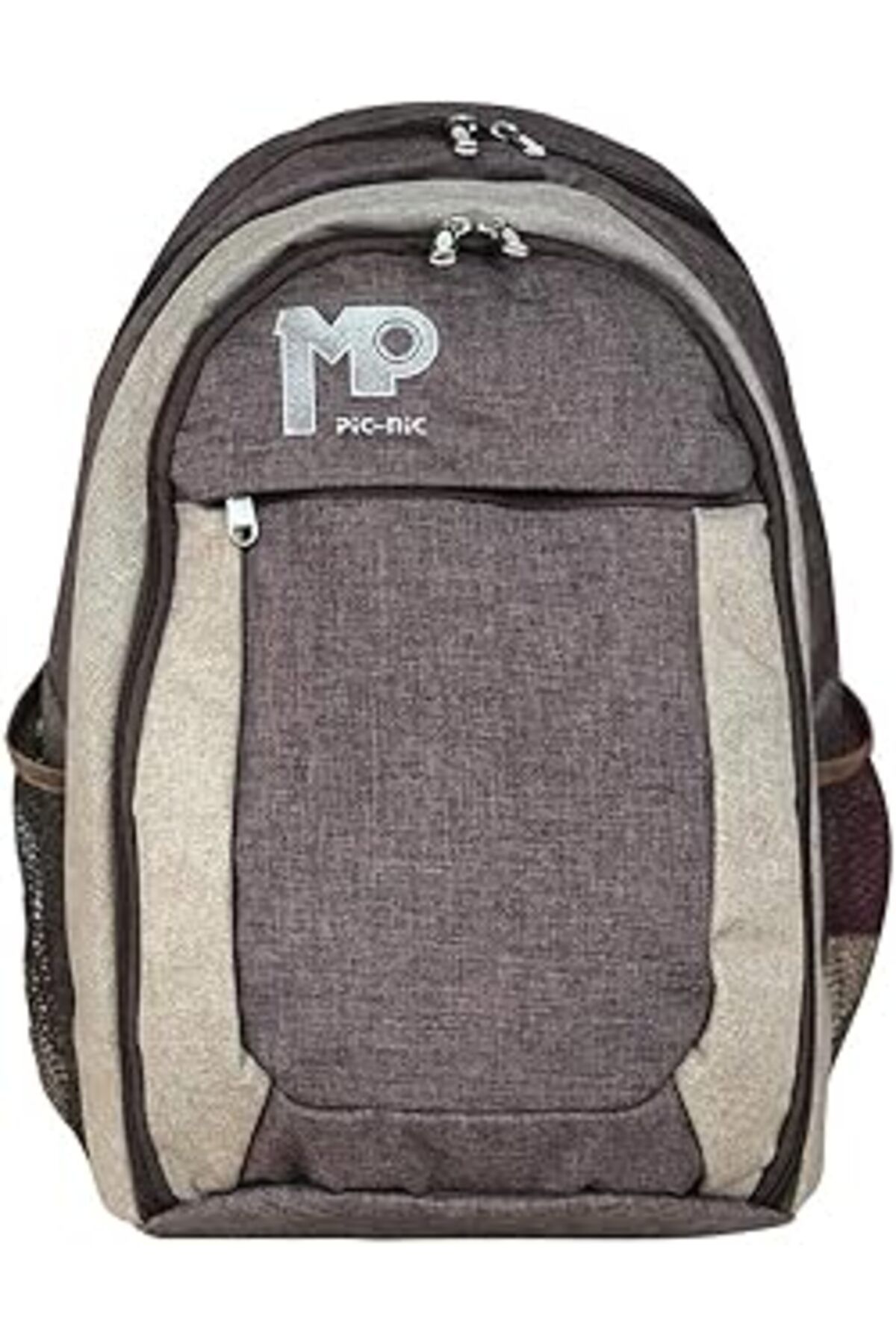 Mu Art Ahşap Andoutdoor Piknik Çantası 4 Kişilik Çanta, Kahve