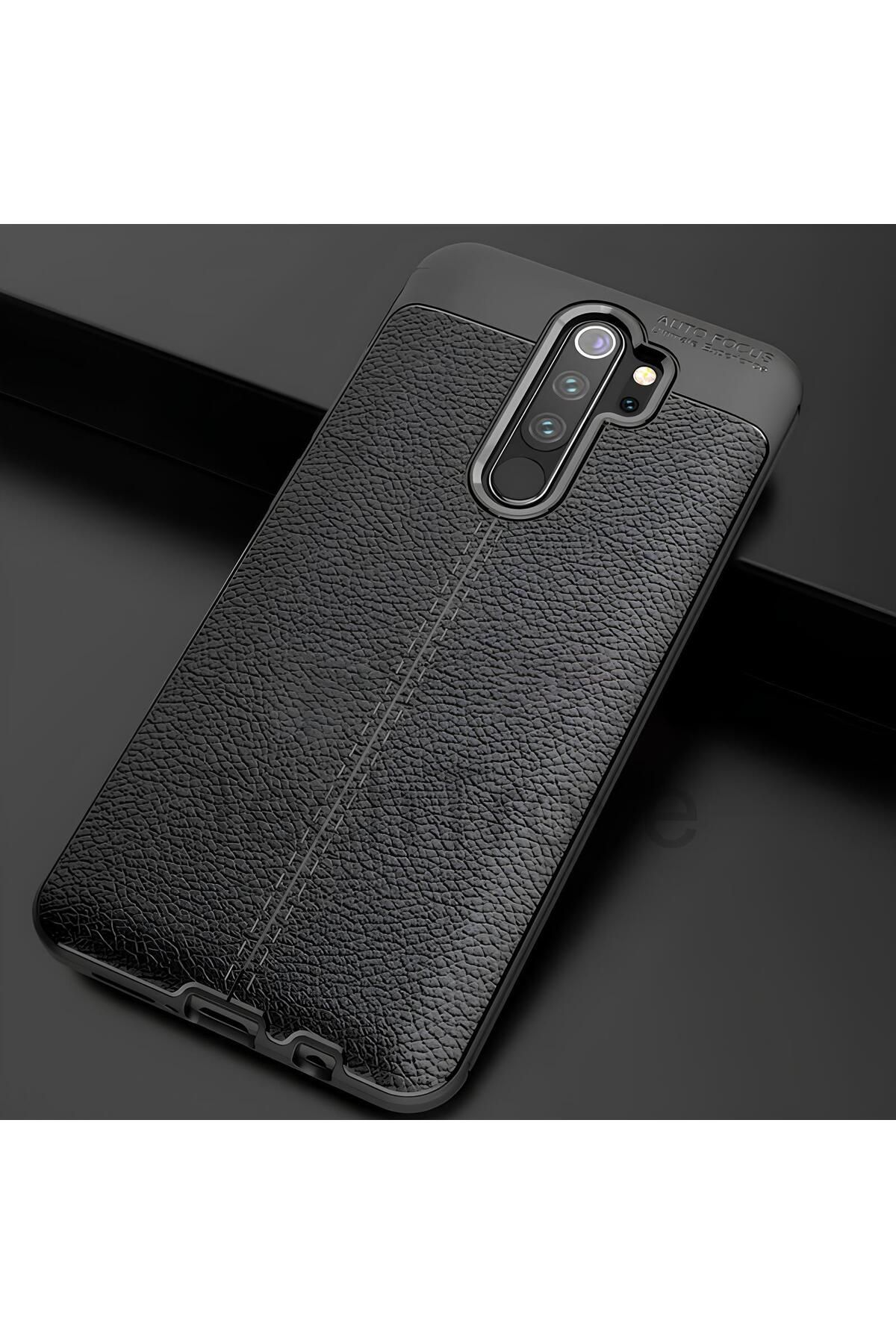 TechTrove Xiaomi Redmi Note 8 Pro Kılıf Deri Extra Korumalı Slikon Kapak