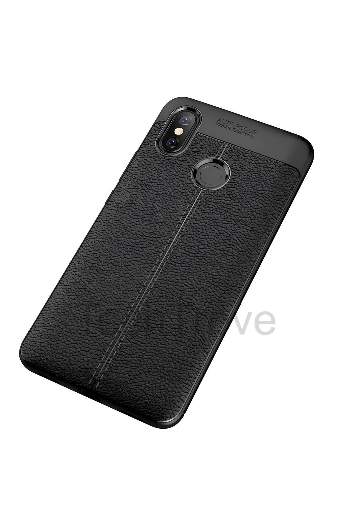 TechTrove Xiaomi Mi Max 3 Kılıf Deri Extra Korumalı Slikon Kapak