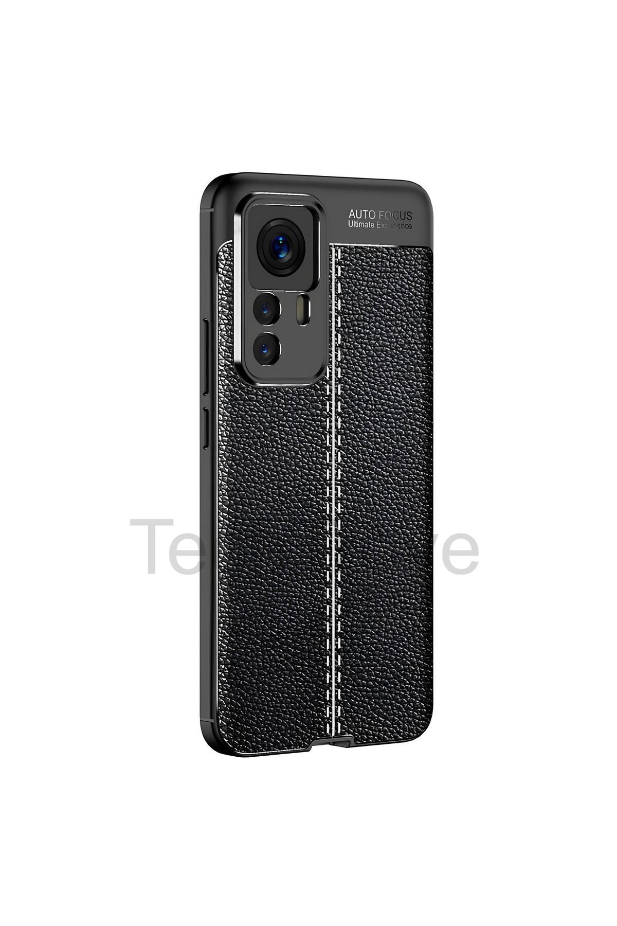 TechTrove Xiaomi Mi 12T Kılıf Deri Extra Korumalı Slikon Kapak
