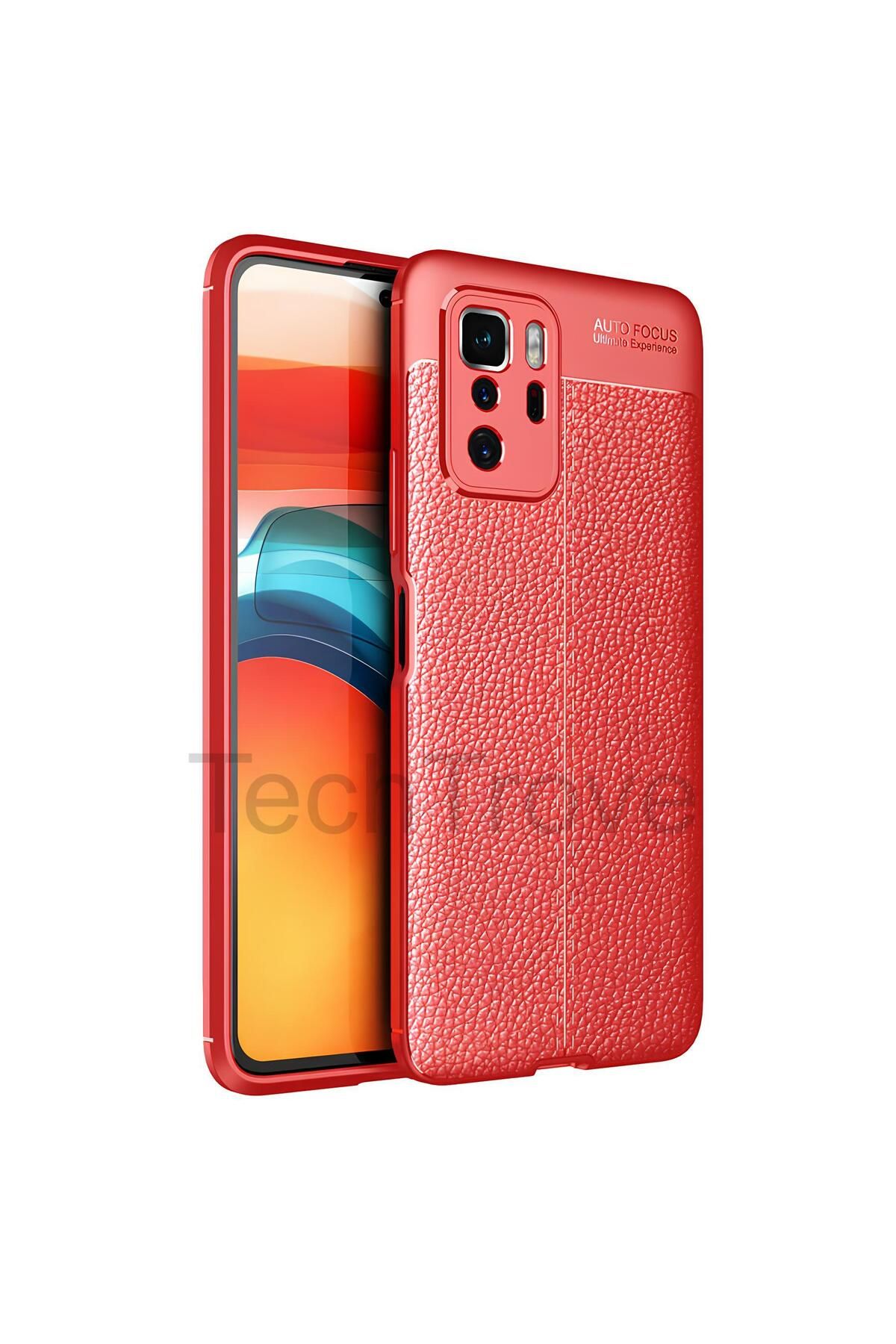 TechTrove Xiaomi Poco X3 GT Kılıf Deri Extra Korumalı Slikon Kapak