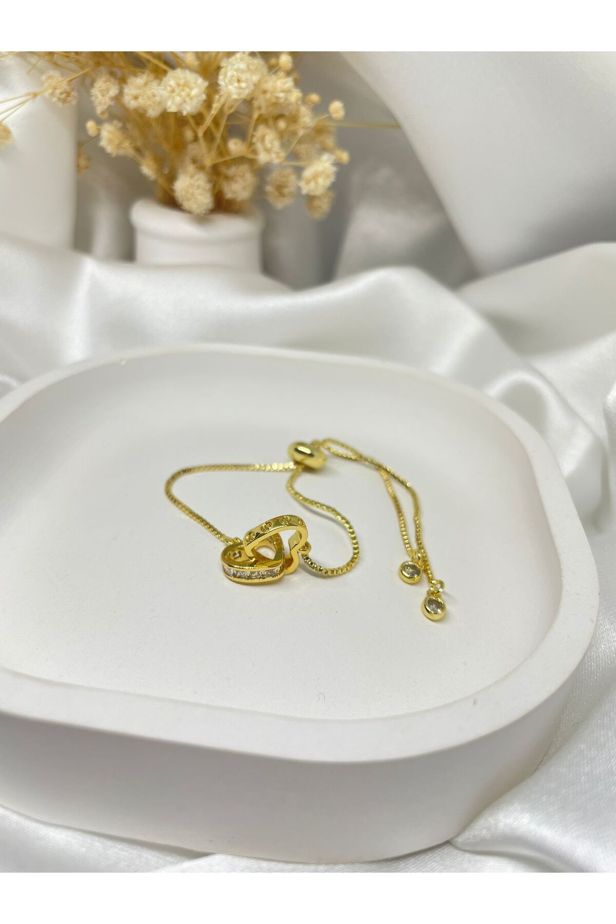ESPOIR ACCESSORIES 14 Ayar Altın Kaplama Velisse Çelik Bileklik