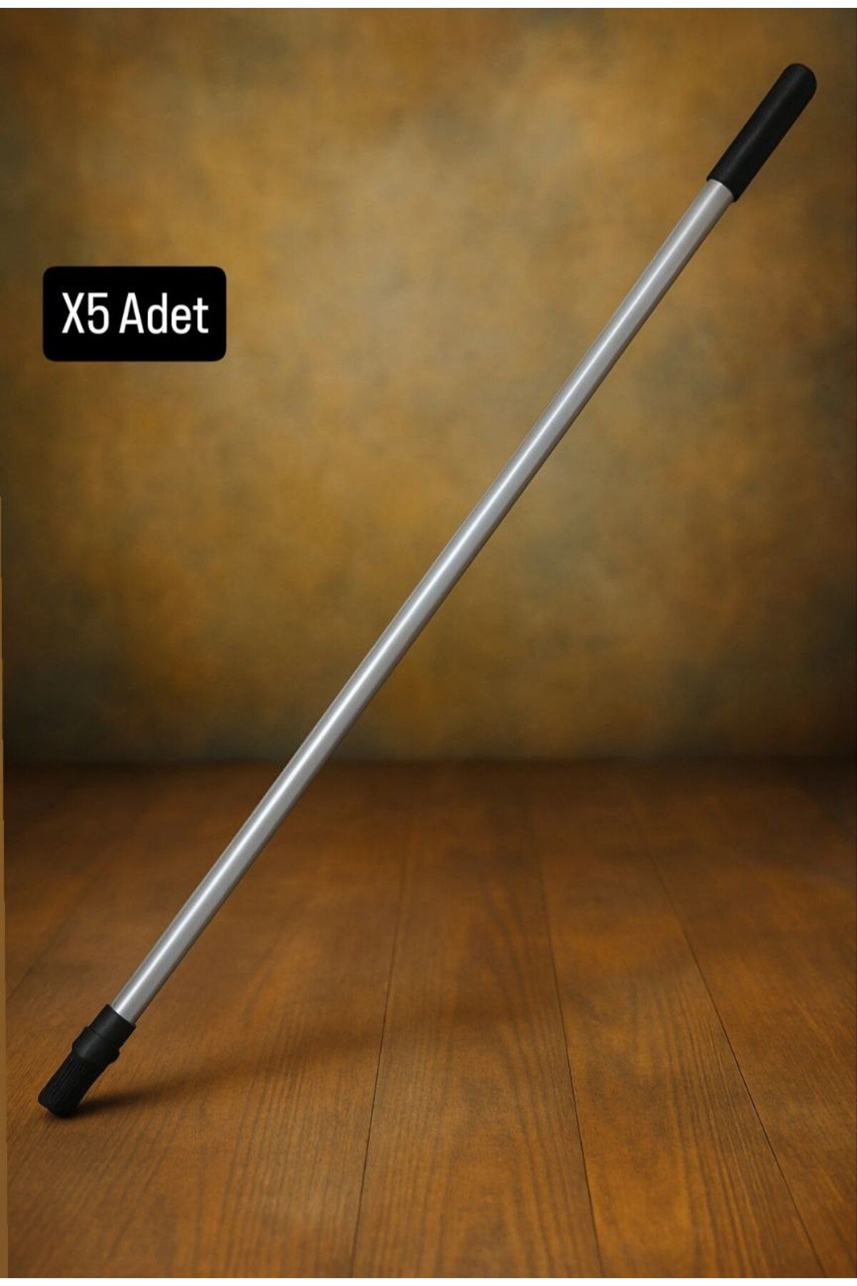 Metler Süpürge Yer Fırçası+Yer Çekpas Çek Çek+Mikrofiber Havlu Paspas Ucu Alüminyum Sap 120 cm 5 Adet
