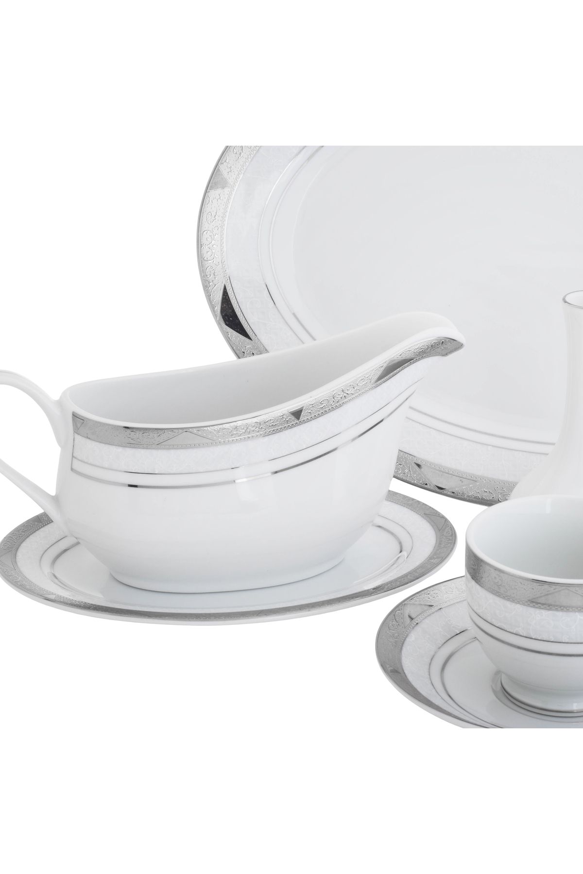 HIC-Richvine 28-piece porcelain dessert set for 6 people 3