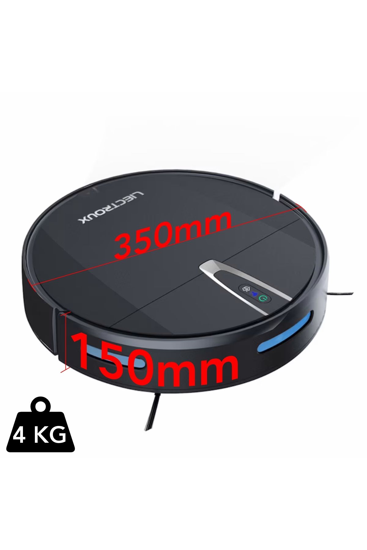 Liectroux-Robot Vacuum Cleaner With Washing, V3s Pro(D6814), 4000pa Suction, 120 Minutes Autonomy 9