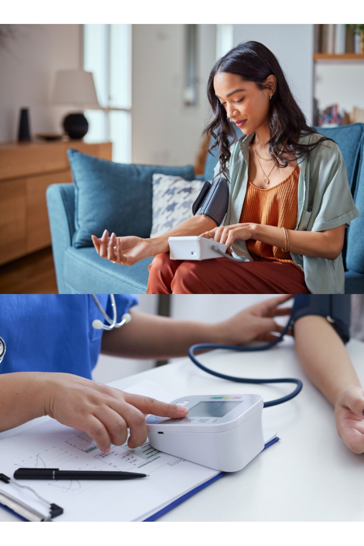 Arm Style-Automatic Blood Pressure Monitor | Lcd Display & Voice Function 4