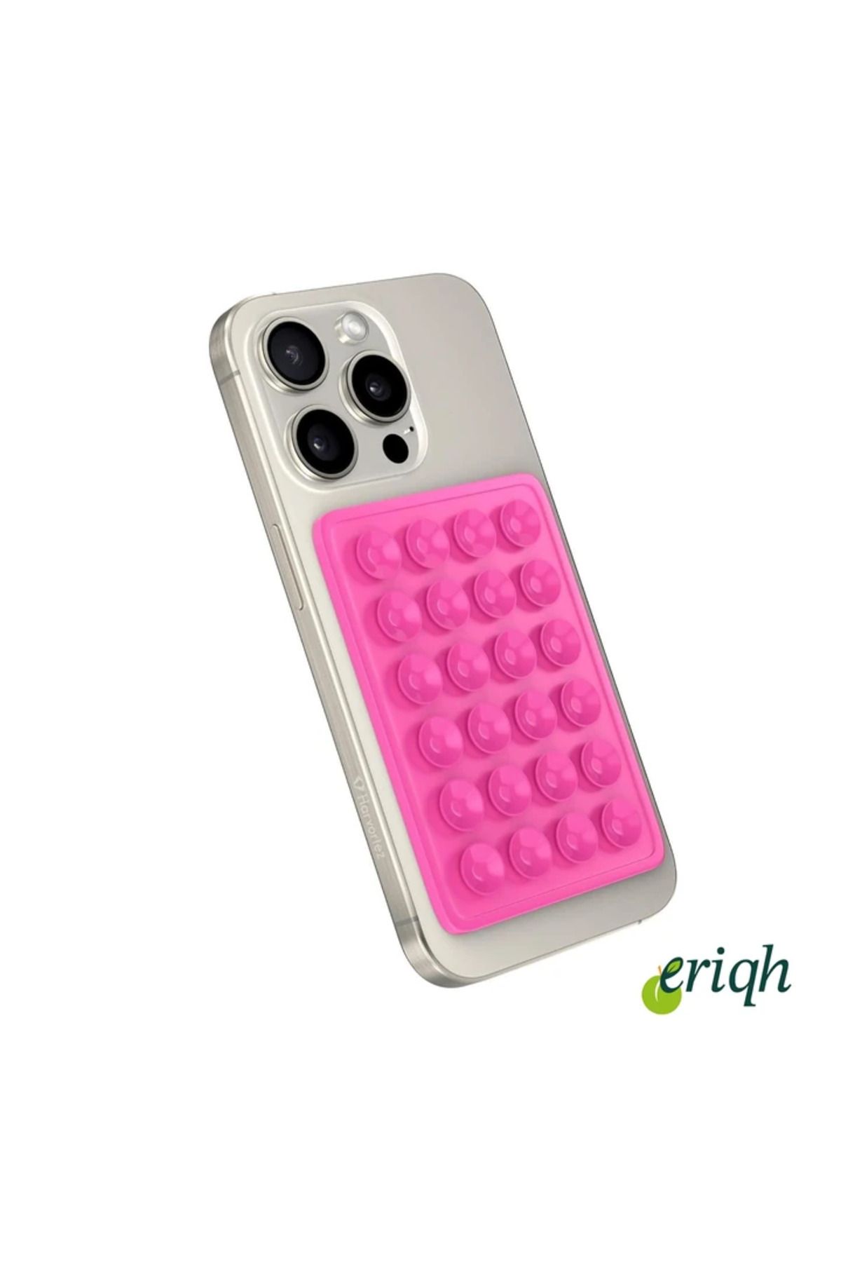 eriqh Telefonunuz İçin Pratik ve Güçlü Tutunma Silikon Vantuz Mor