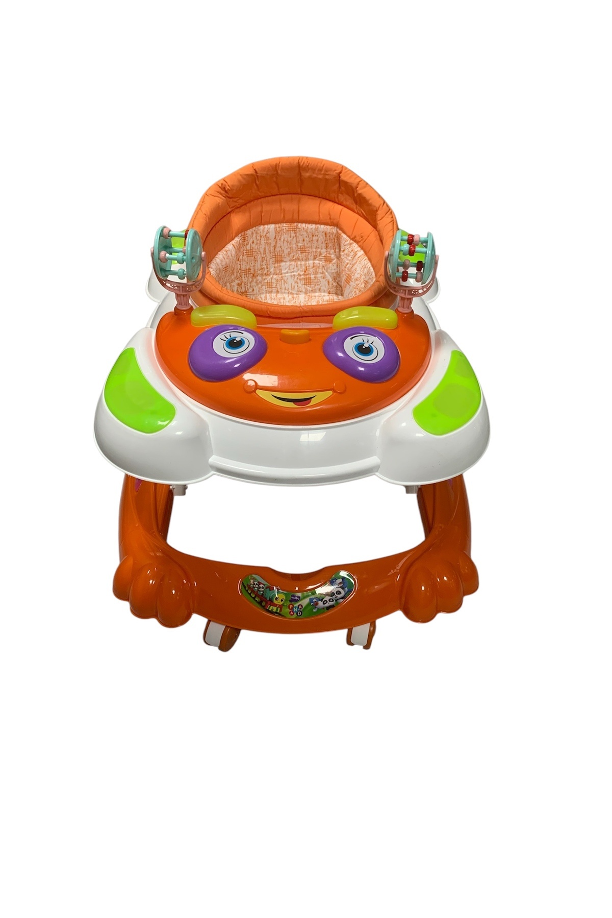 Kids 7 Ayak Müzikli Bebek Yürüteç Göz Modeli turuncu Beyaz fotoğrafı 3 (önizleme)