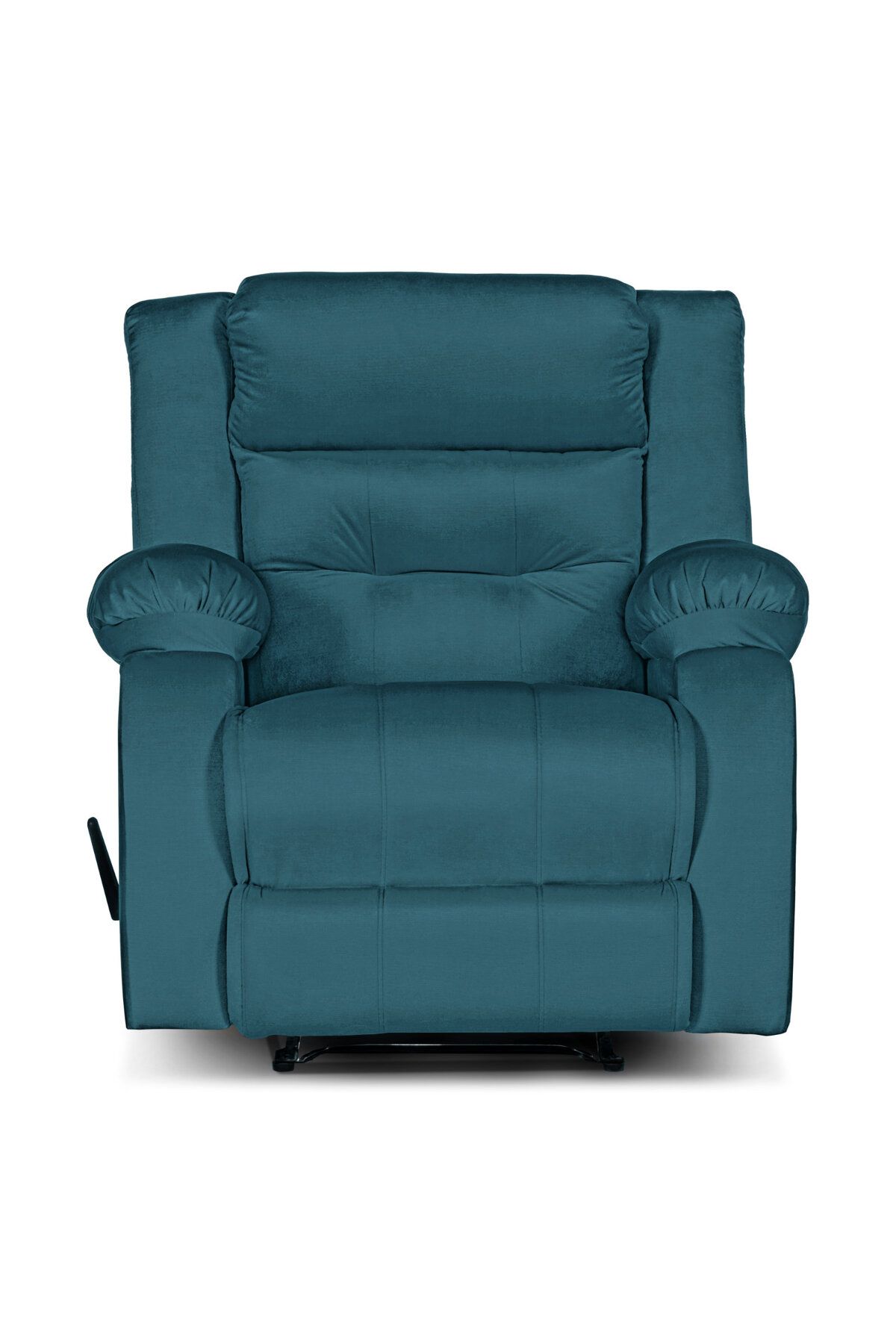 Lazy Vibes-MNZ3 | Velvet Rocking & Rotating Recliner Chair - Dark Turquoise Lazy Vibes 4