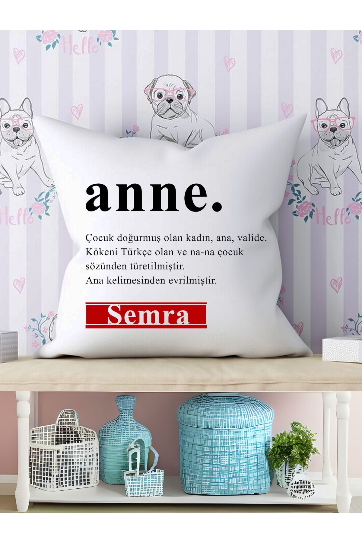 Home ANNELER GÜNÜ ÖZEL KİŞİYE ÖZEL TASARIMLI ELYAFLI SATEN YASTIK
