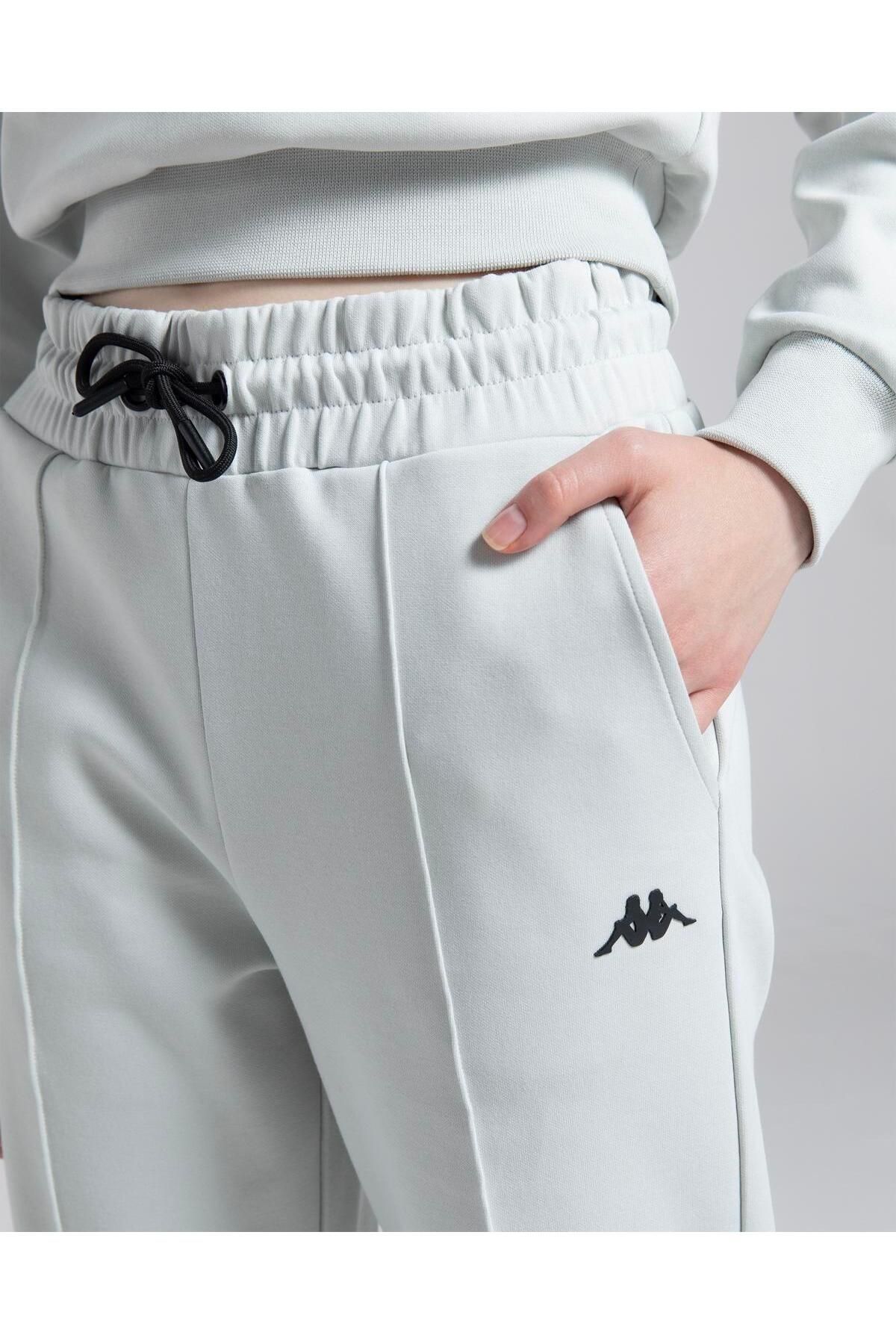 Kappa-Autentické Mai dámské šedé tepláky Regular Fit 3