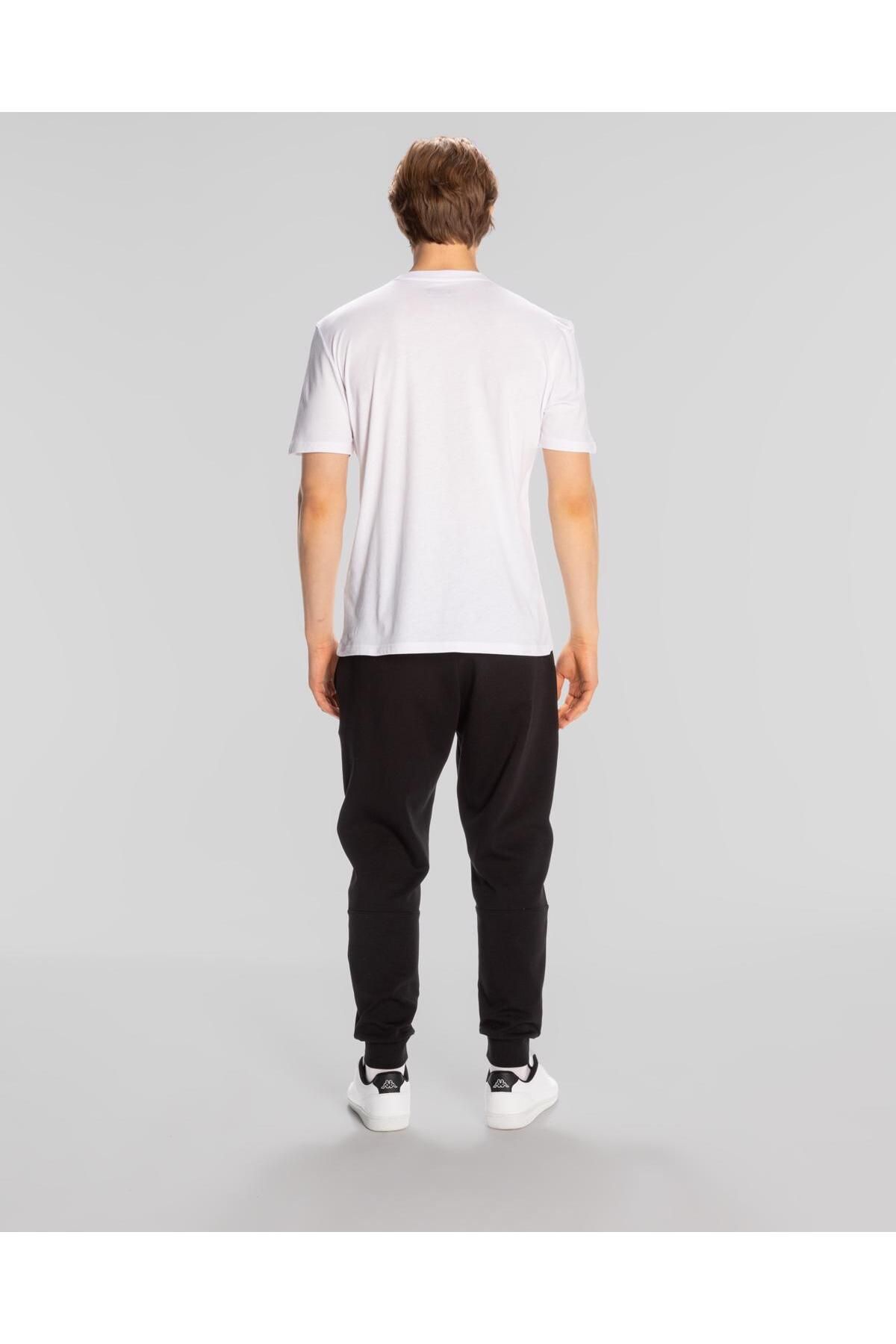 Kappa-Logo Cafuz Men's White Regular Fit T-Shirt 5