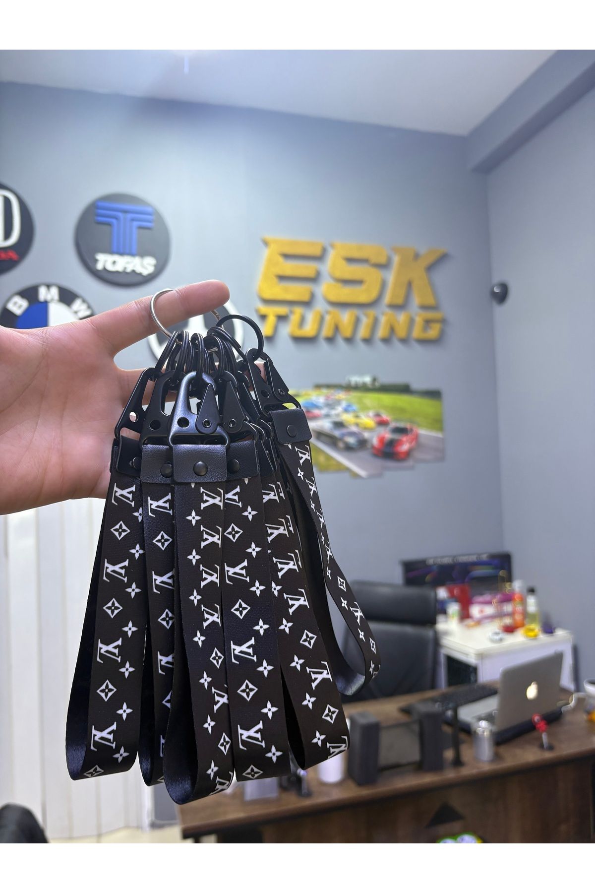 ESK TUNİNG LV Anahtarlık Bez 3D Baskılı