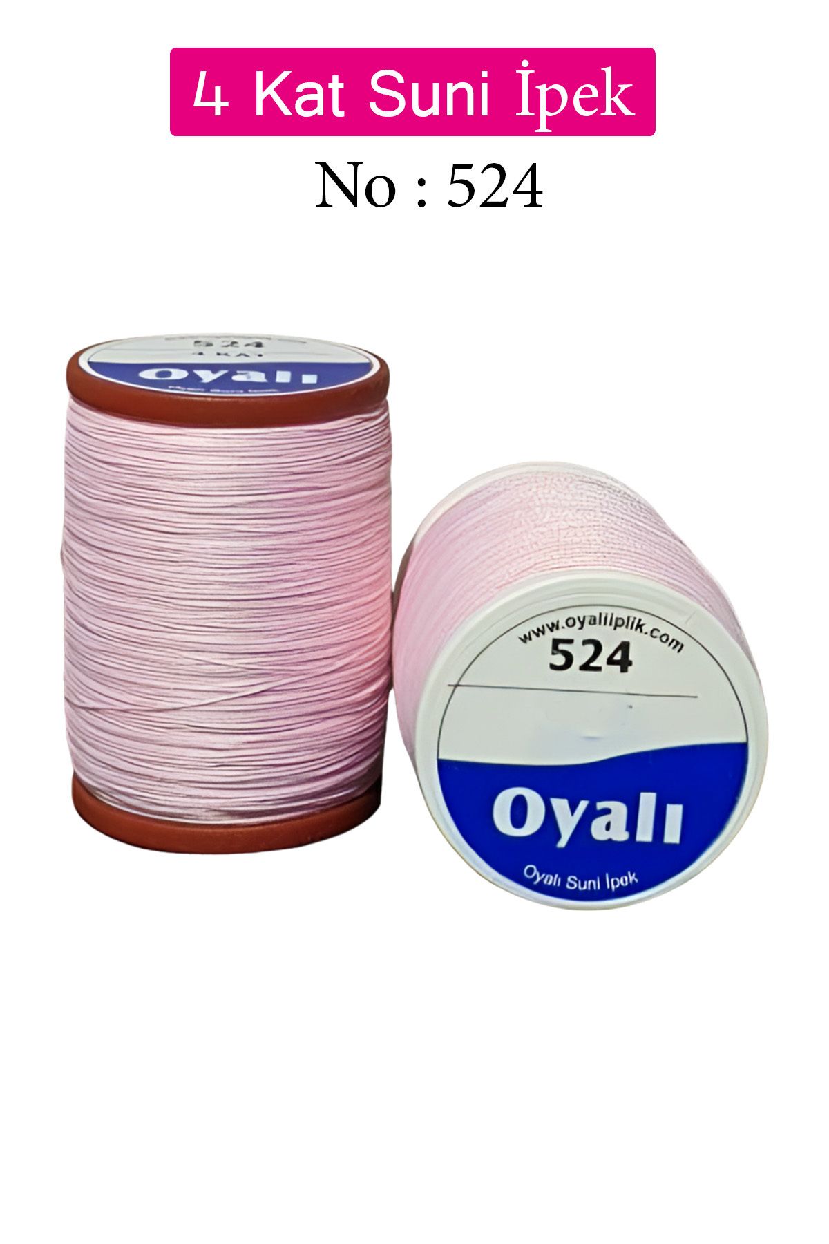 Royaleks Oyalı 4 Kat Suni İpek İplik İğne Oyası Boncuk İpi Tığ Oyası No:524
