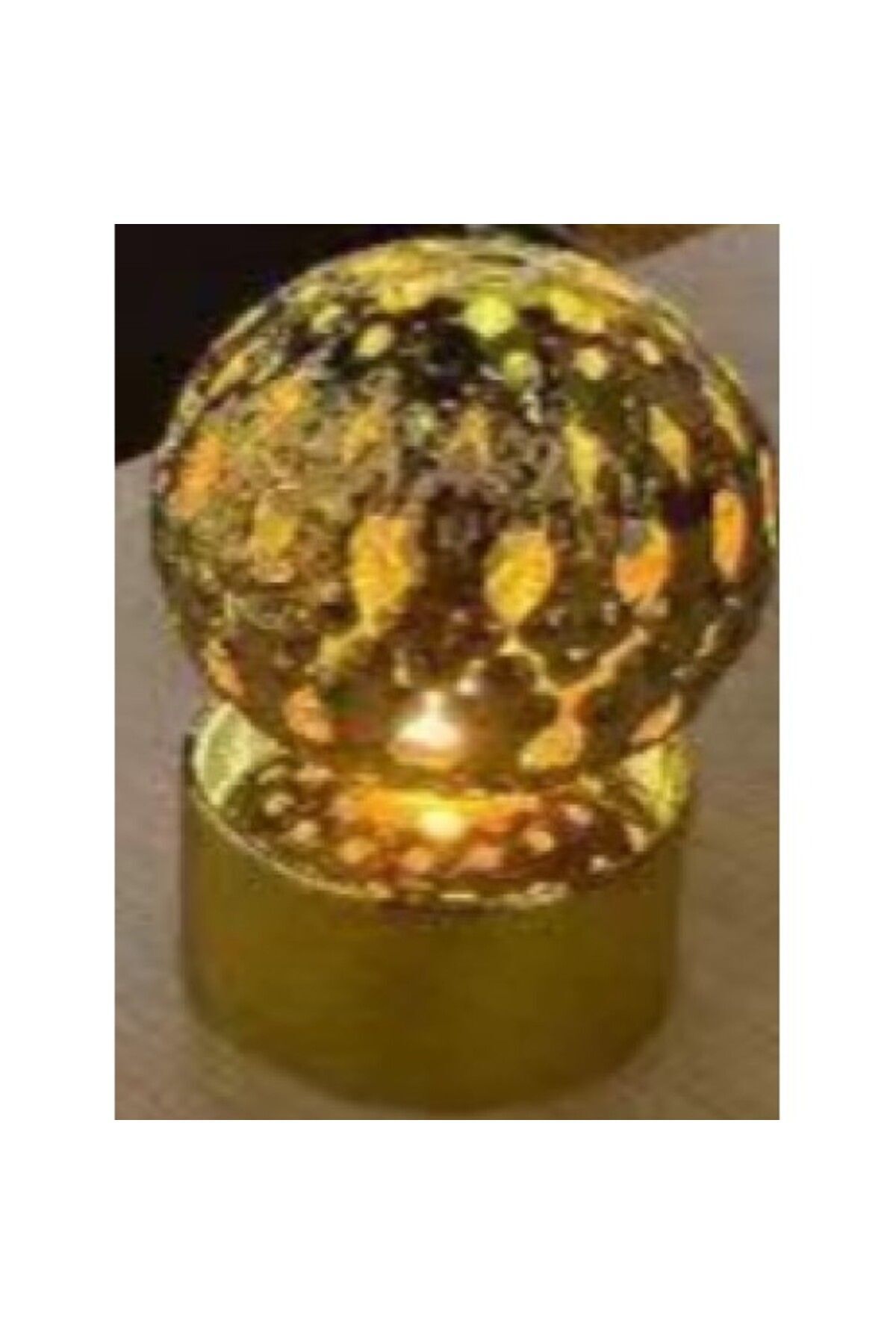 Acousticworld 12'li Ramazan Ayaklı Led Işık Gold Renk Gün Işığı