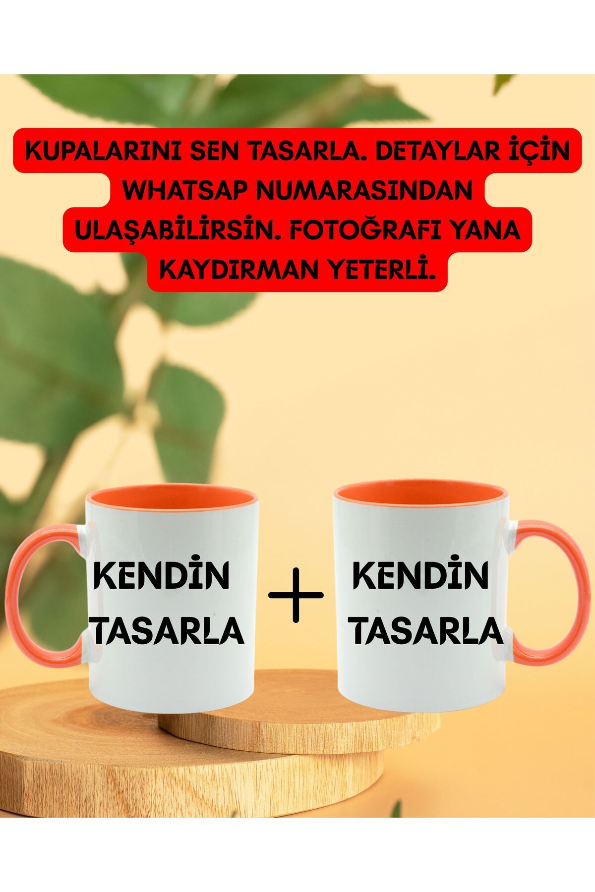 NOVA BASKI TASARIM KİŞİYE ÖZEL TASARIM İKİLİ PREMİUM RENKLİ KUPA (2 ADET FİYATIDIR.)