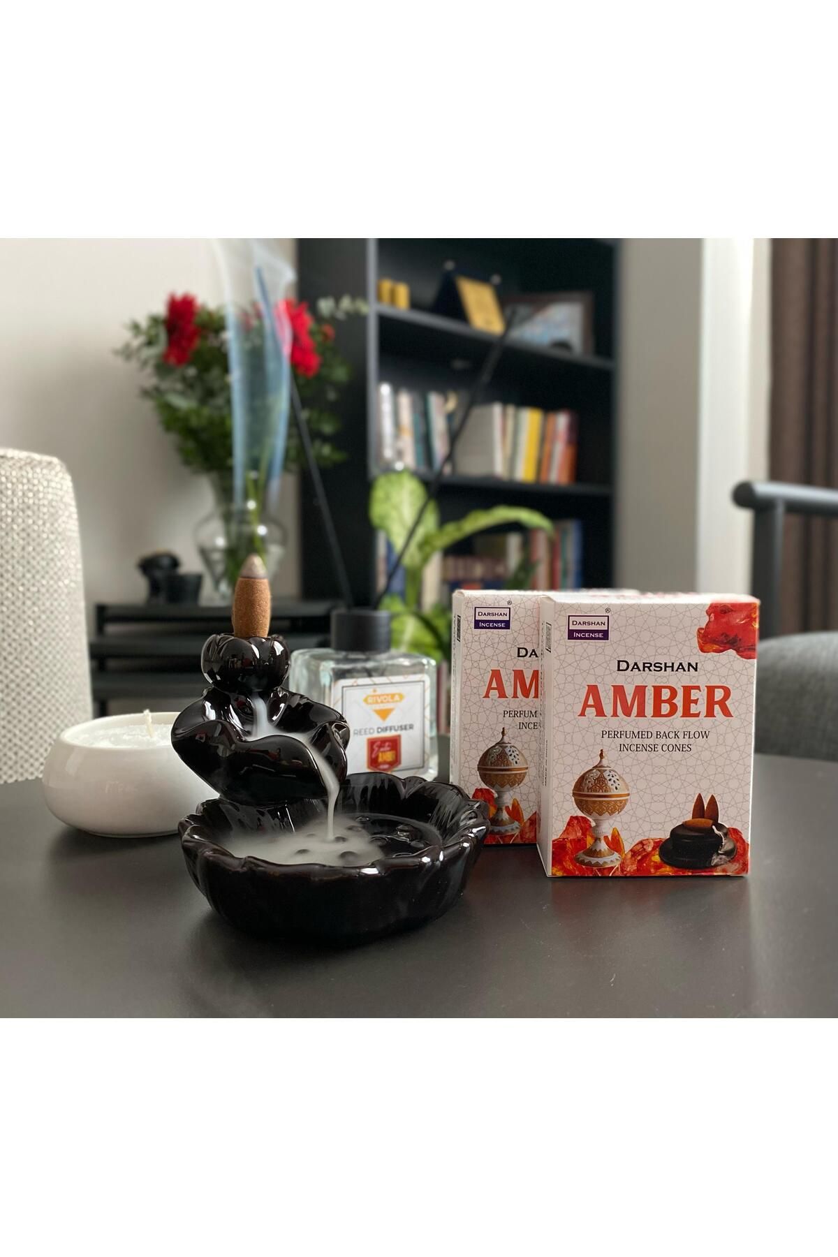 HEDİYESELİ Amber Geri Akış Tütsü 10 Adet