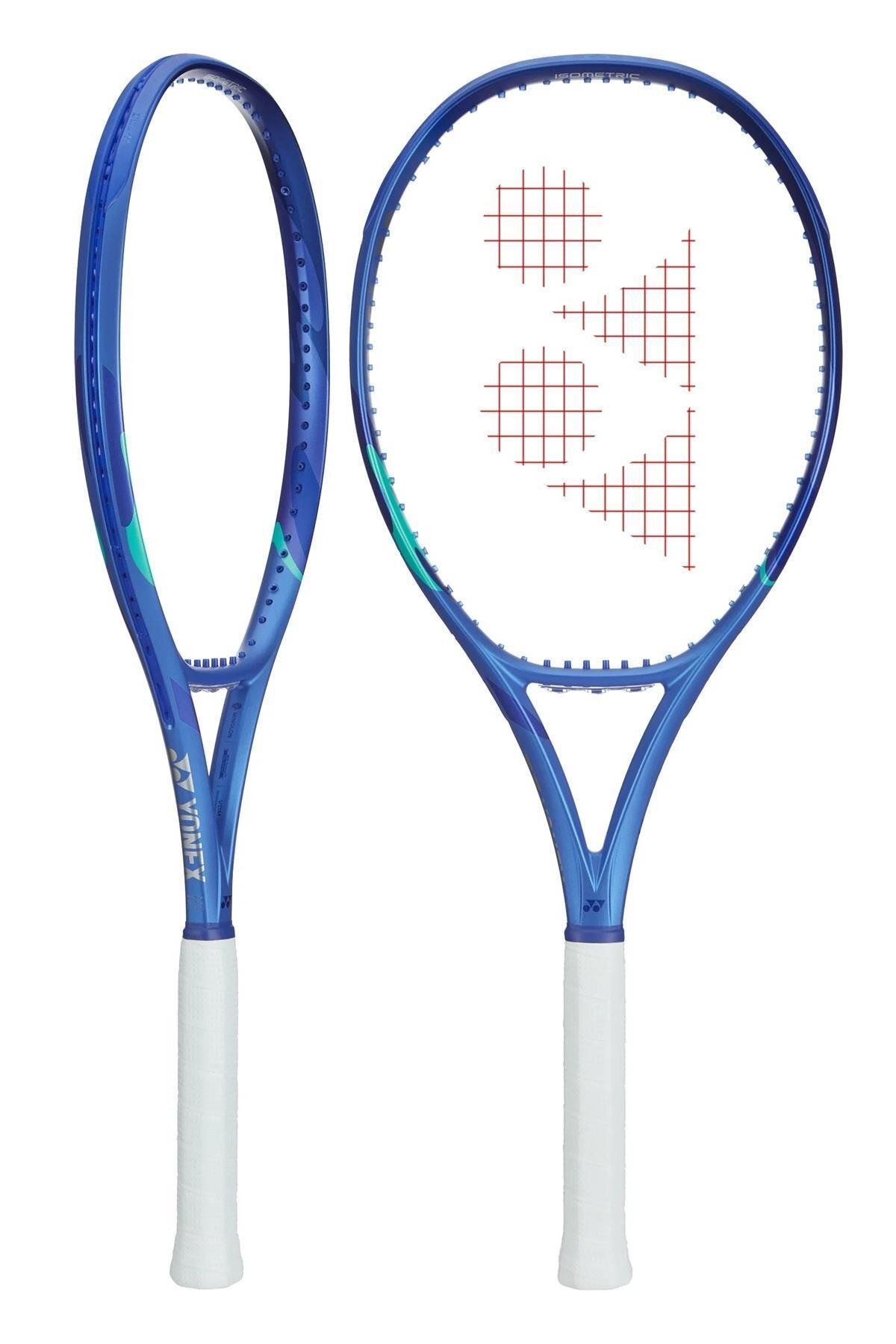 YONEX Ezone 100L 285 gr Lapis Mavi Yetişkin Performans Tenis Raketi (27"/ L1)