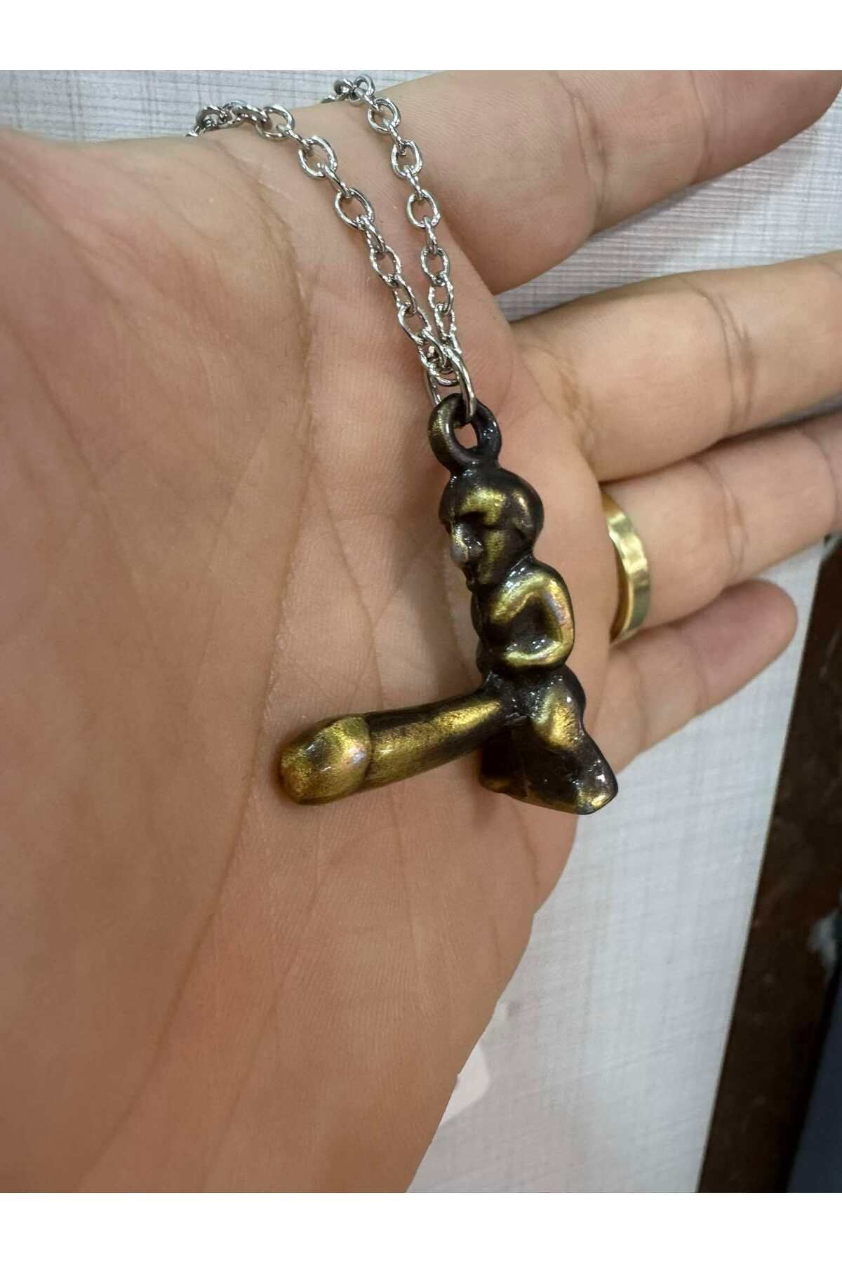 Herşey Nota Bereket Tanrısı Kolye Bakır Renk