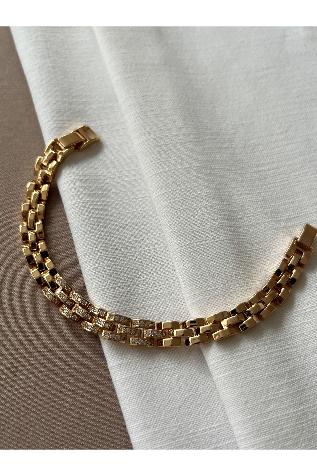 LİLAAKSESUAR Gold Rose Xuping Bileklik