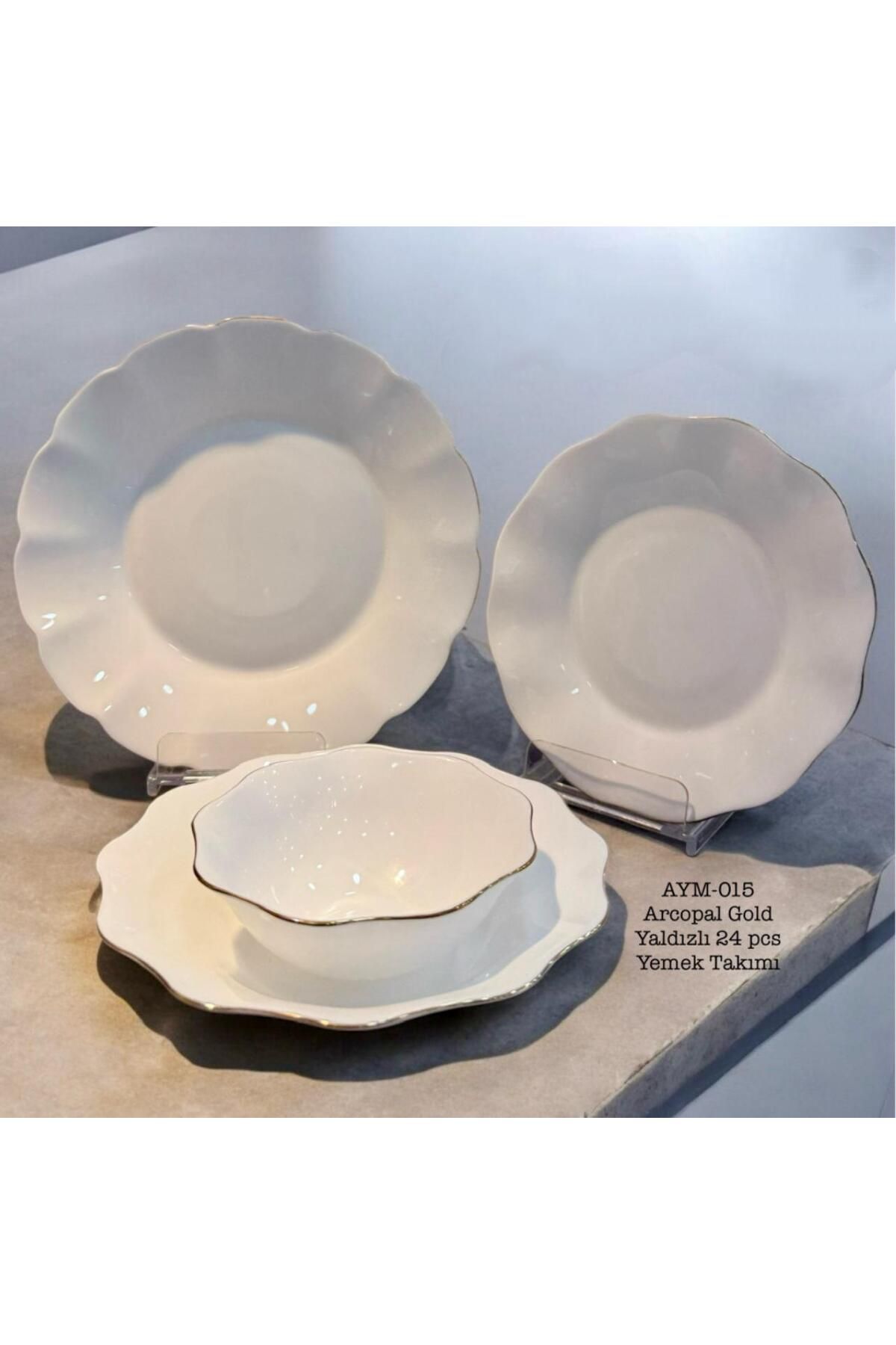 decovien 6 KİŞİİK 24 PARÇA ARCOPAL YEMEK TAKIMI