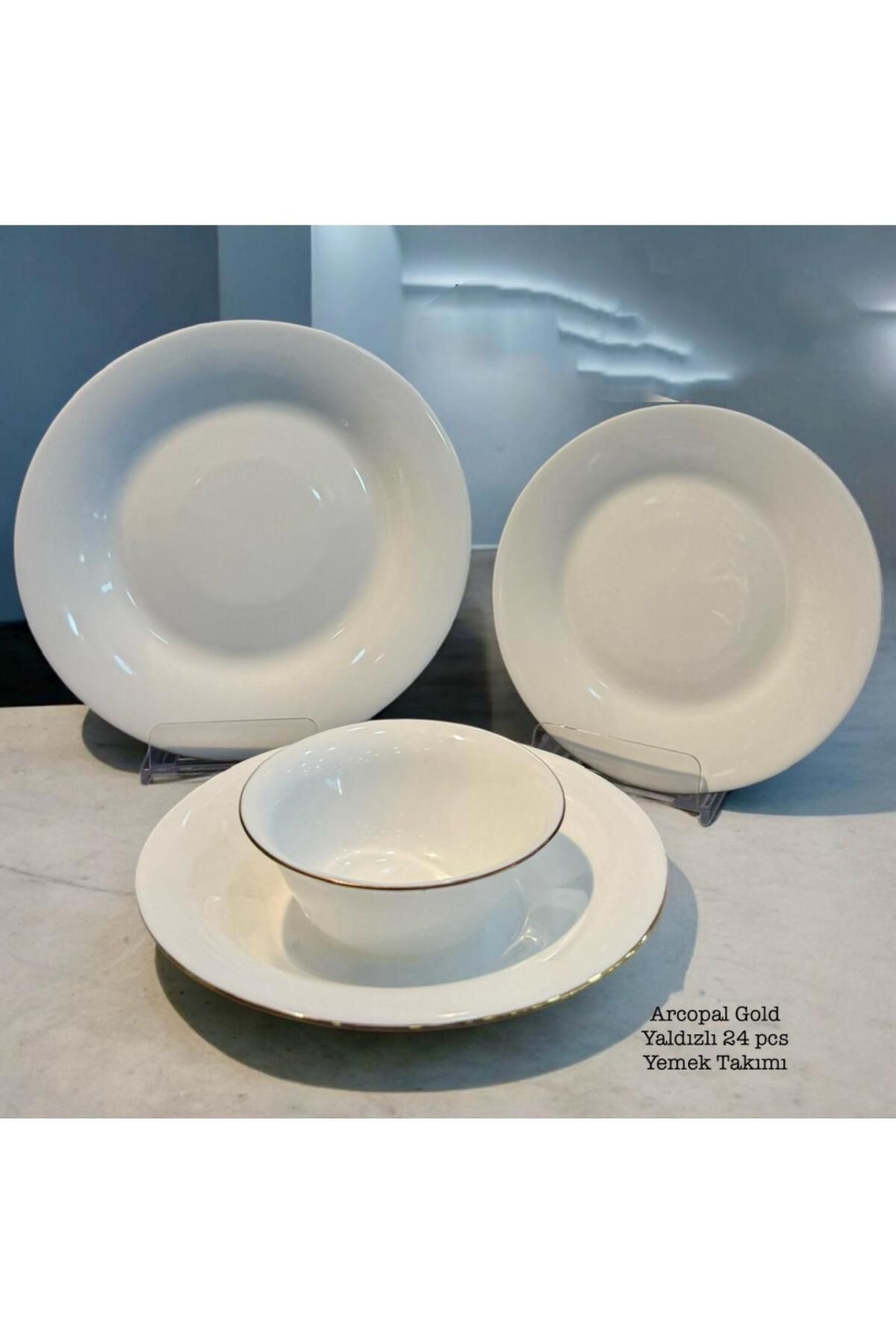 decovien 6 KİŞİİK 24 PARÇA ARCOPAL YEMEK TAKIMI