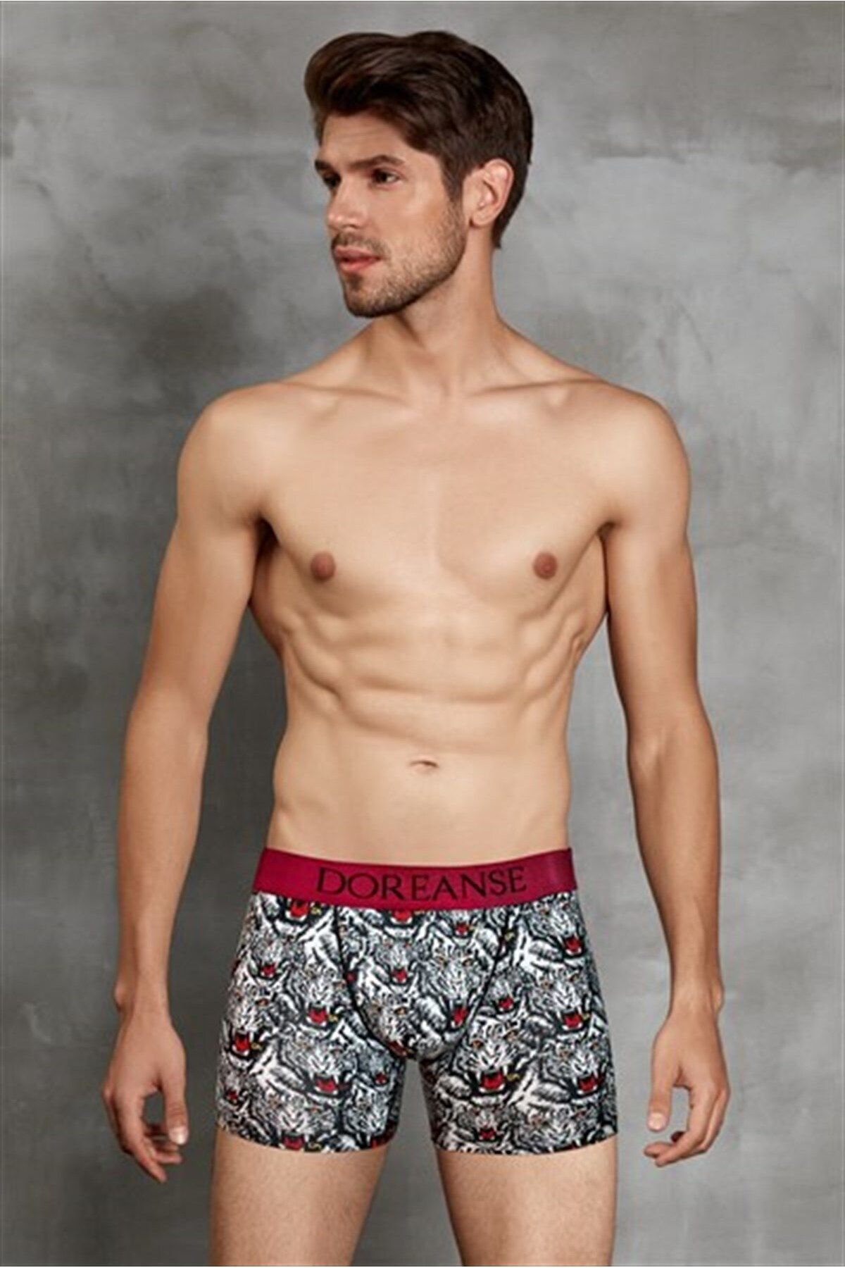 YNSGLOBAL Doreanse Erkek Modal Baskılı Boxer 1812