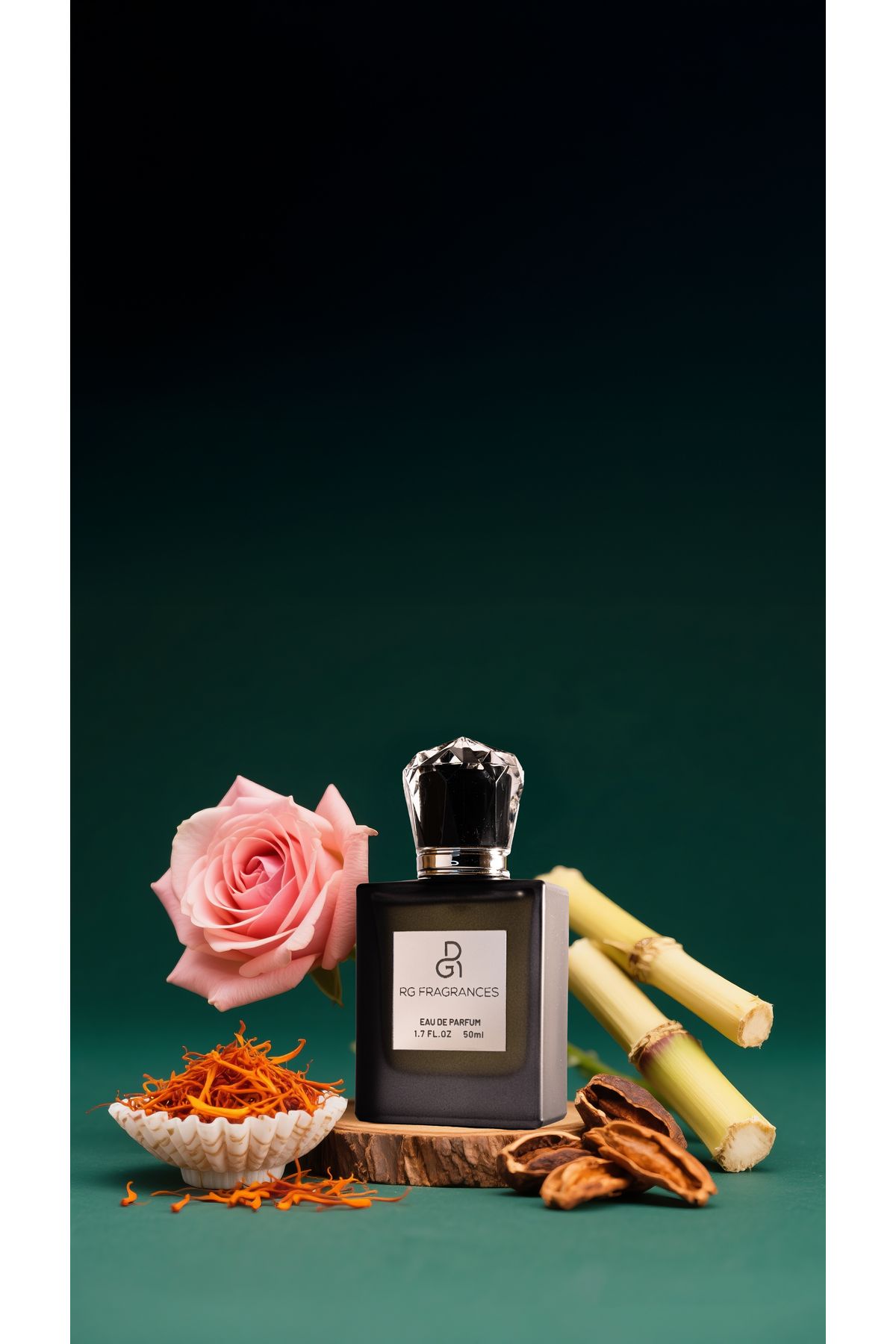 RG FRAGRANCES Arabians Unisex Niche Parfüm Edp 50 ml ( Safran , Şeker Kamışı , Agar Ağacı , Amber )