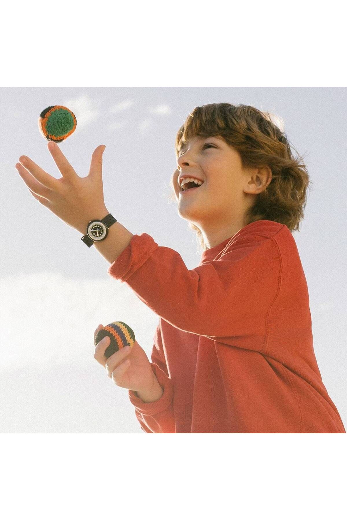 Flik Flak-Fcnp001 Fizz in Black Children's Wristwatch 5