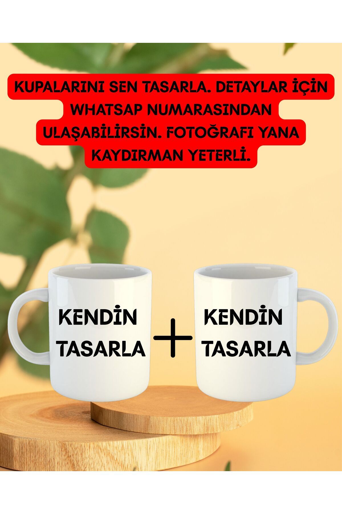 NOVA BASKI TASARIM KİŞİYE ÖZEL TASARIM İKİLİ PREMİUM BEYAZ KUPA (2 ADET FİYATIDIR.)