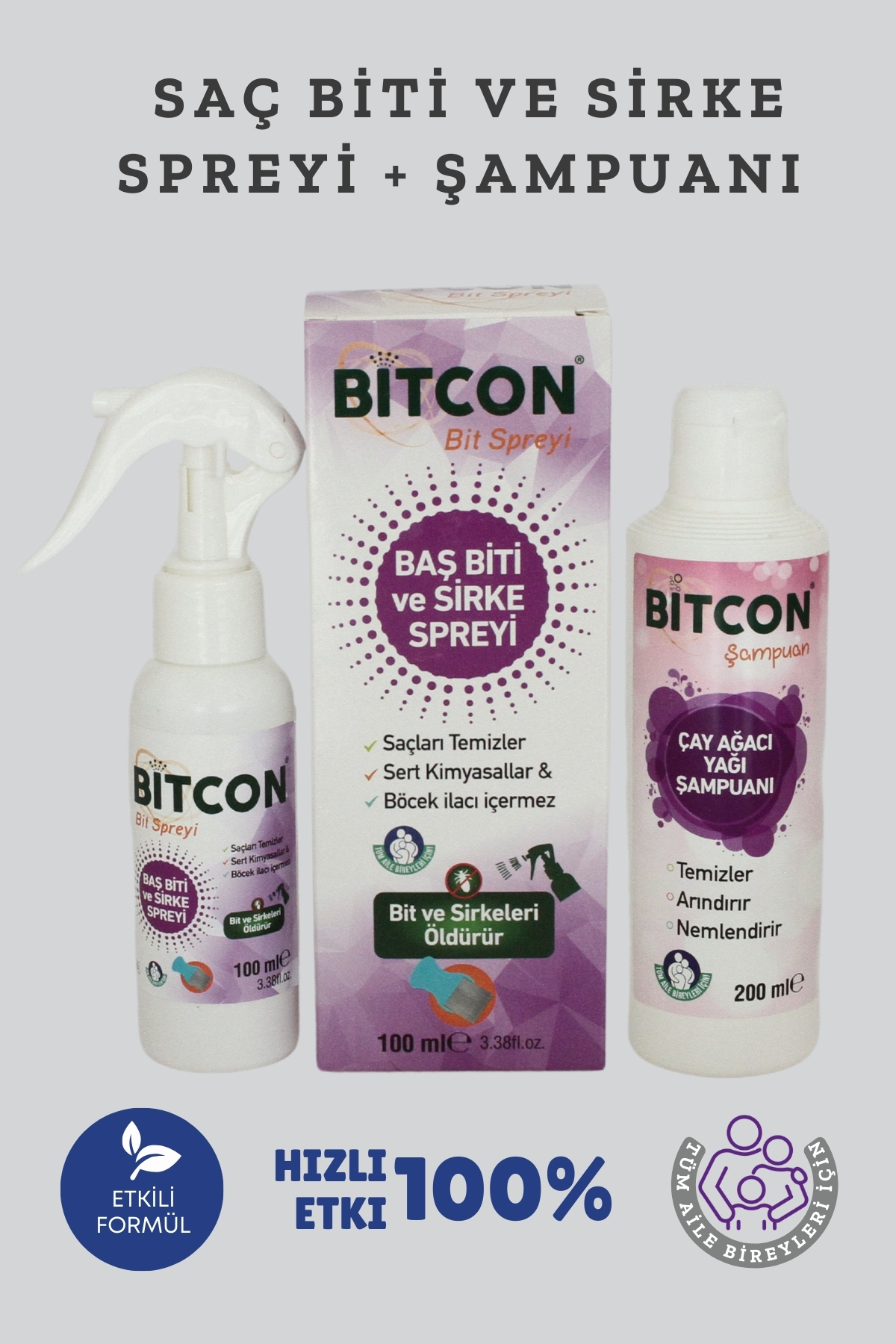 BİTCON Bit Şampuanı ve Saç Spreyi Seti — BTCN-002 — تصویر 5 از 6