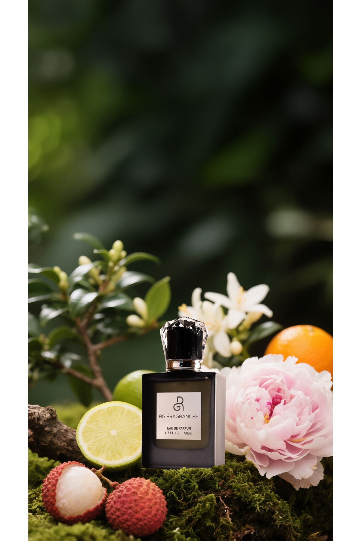 RG FRAGRANCES Narcotic L’extrait Unisex Niche Parfüm Edp 50 ml ( Liçi , Şakayık , Frezya , Osmantus , Misk )