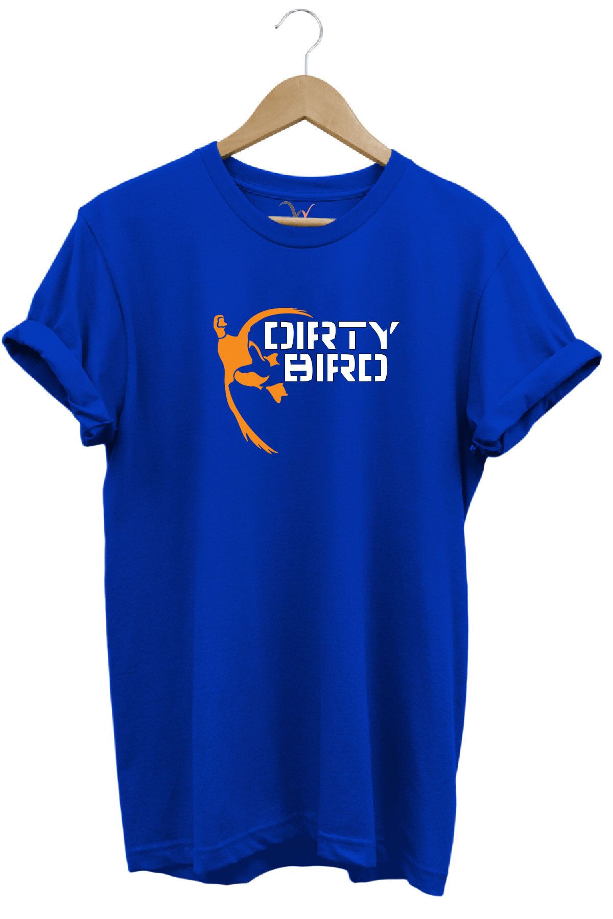 WİDİ Hunting Ördek Avcılığı Baskılı %100 Pamuk Regular Fit Bisiklet Yaka Premium T-Shirt