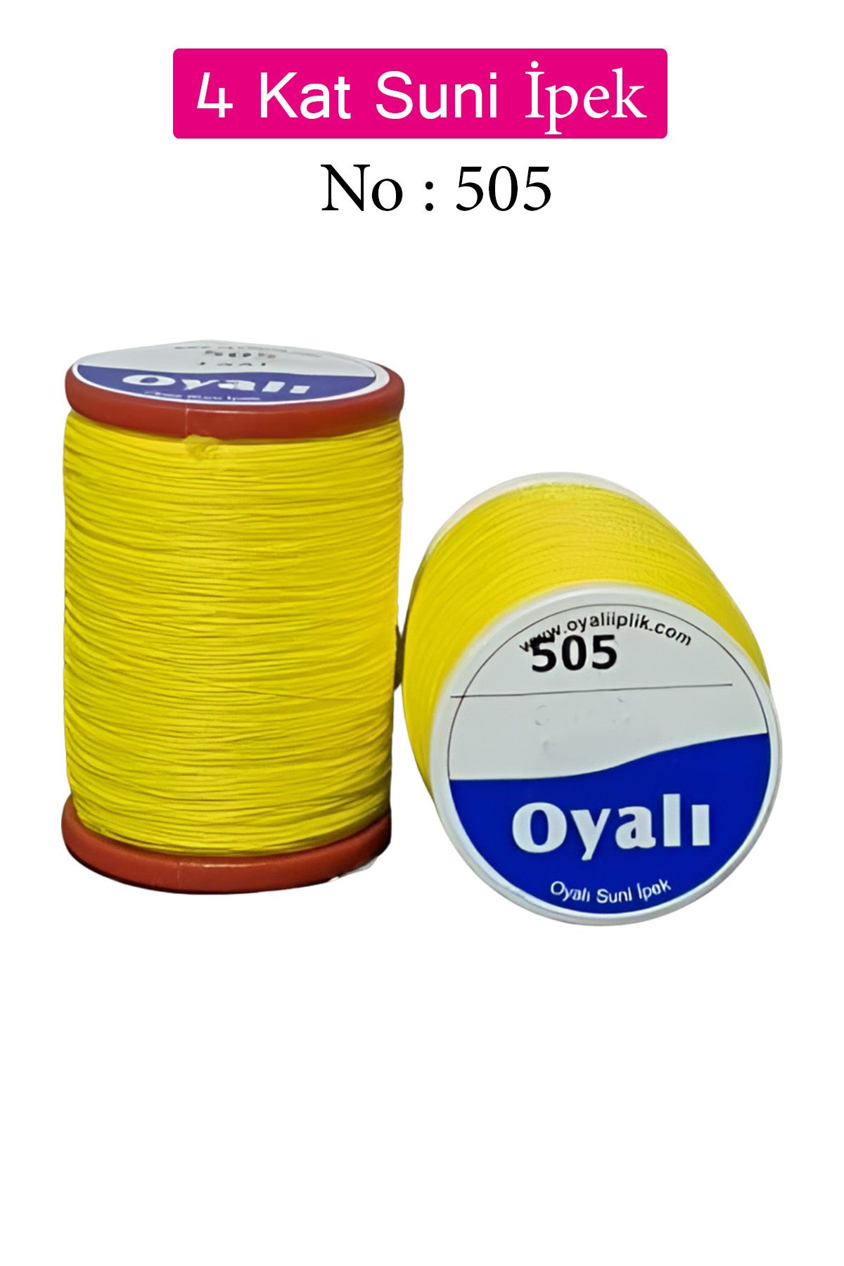 Royaleks Oyalı 4 Kat Suni İpek İplik İğne Oyası Boncuk İpi Tığ Oyası No:505