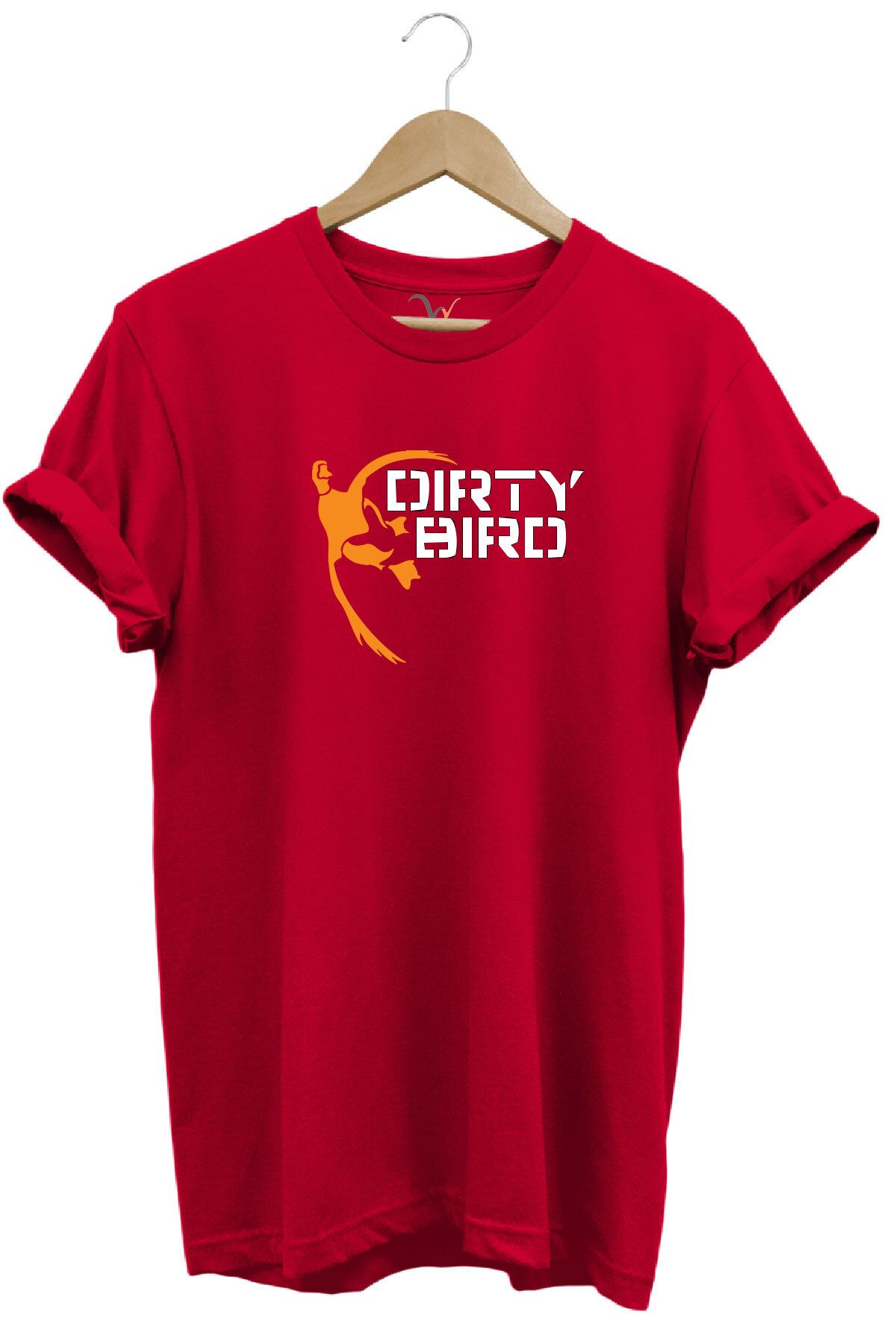 WİDİ Hunting Ördek Avcılığı Baskılı %100 Pamuk Regular Fit Bisiklet Yaka Premium T-Shirt