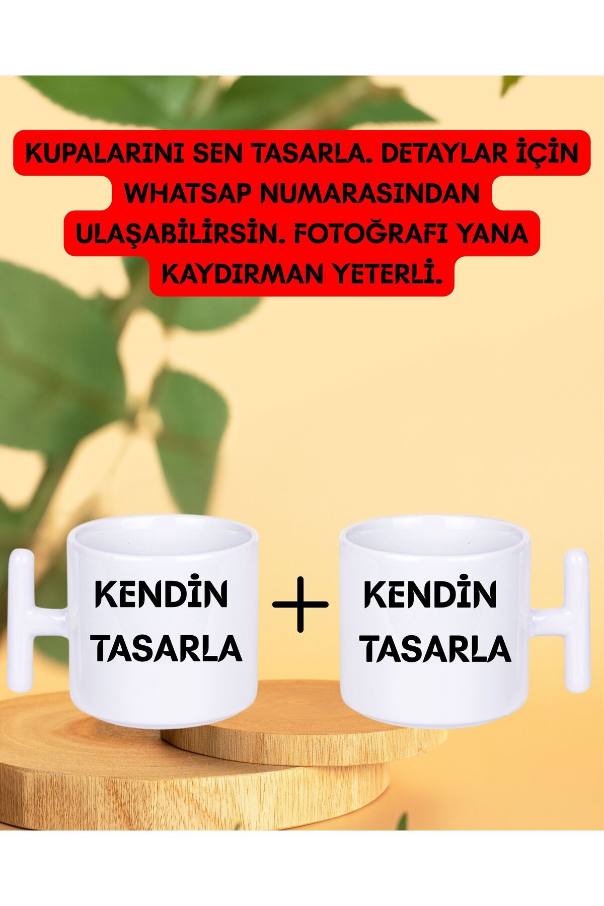 NOVA BASKI TASARIM KİŞİYE ÖZEL TASARIM İKİLİ PREMİUM T KUPA (2 ADET FİYATIDIR.)