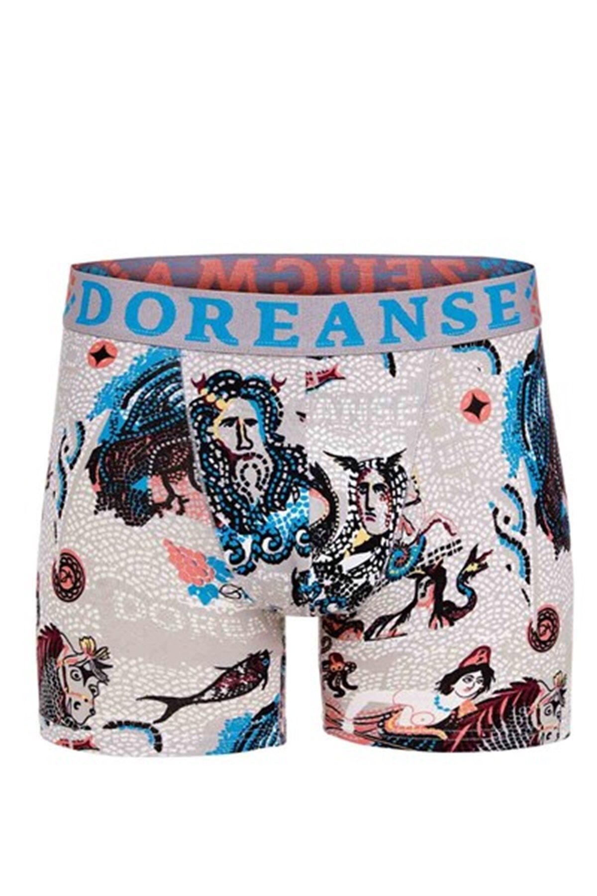 YNSGLOBAL Doreanse Erkek Modal Baskılı Boxer 1806