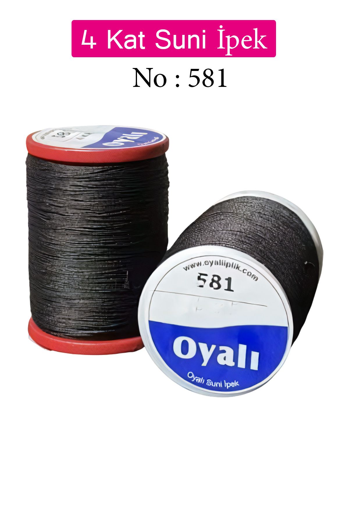 Royaleks Oyalı 4 Kat Suni İpek İplik İğne Oyası Boncuk İpi Tığ Oyası No:581