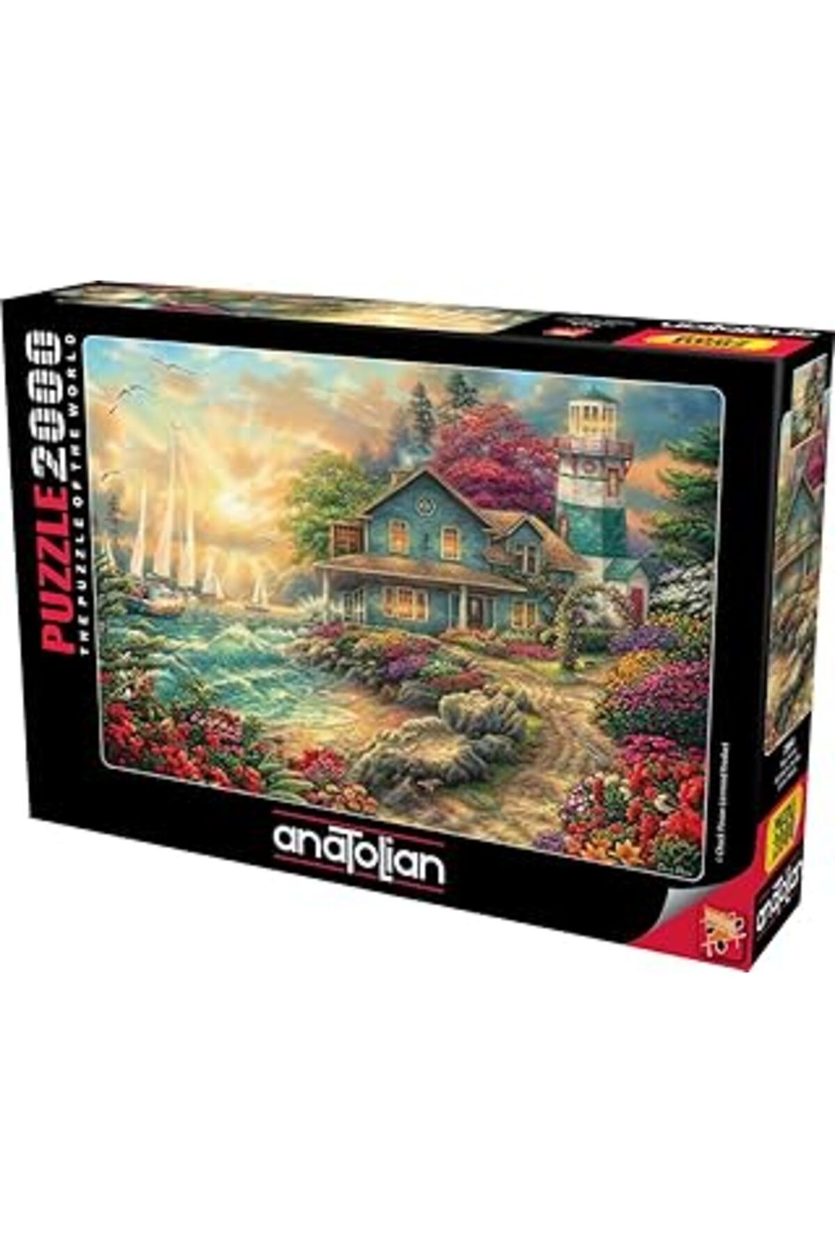 karadağsb Anatolian 2000 Parça Puzzle: Mavi Konak