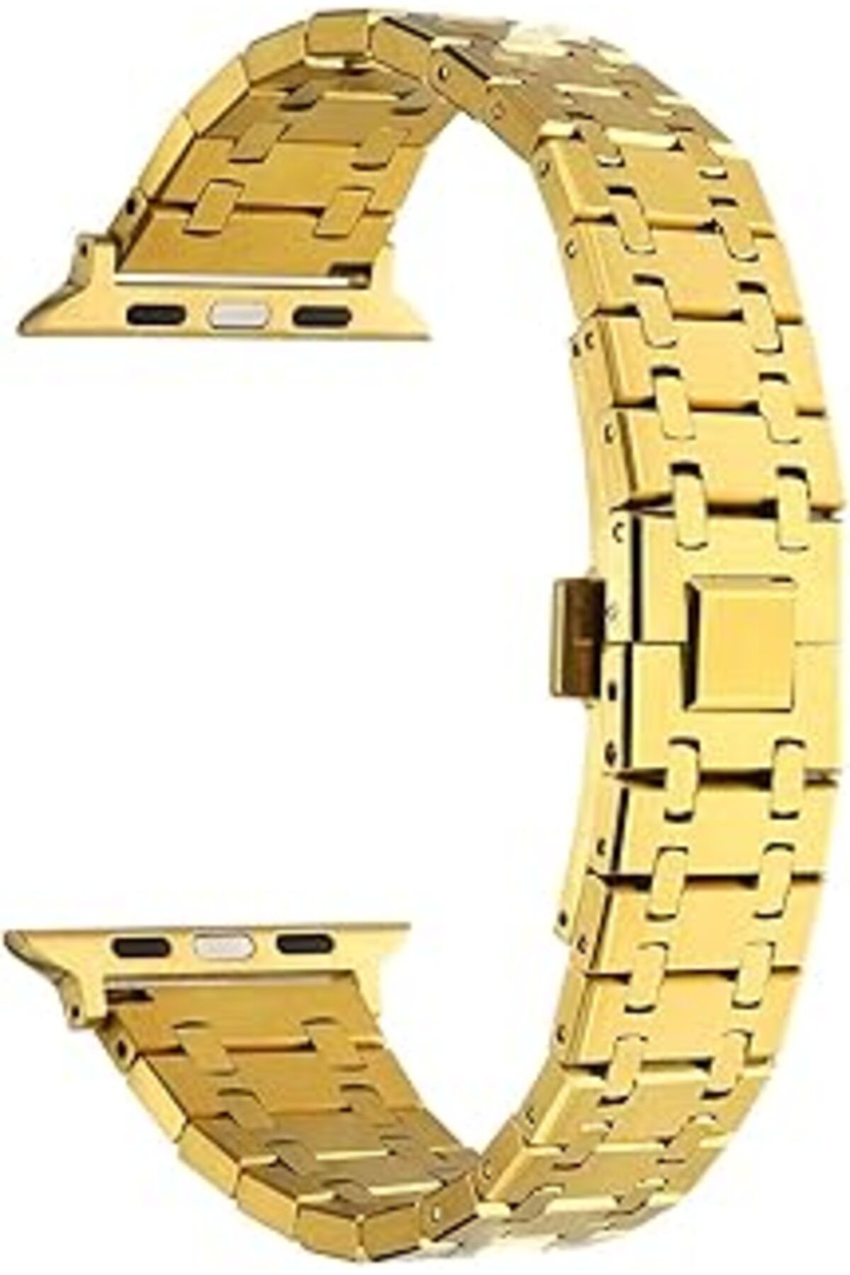 karadağsb Zore Apple İle Uyumlu Watch 42Mm Krd-83 Metal Kordon Gold