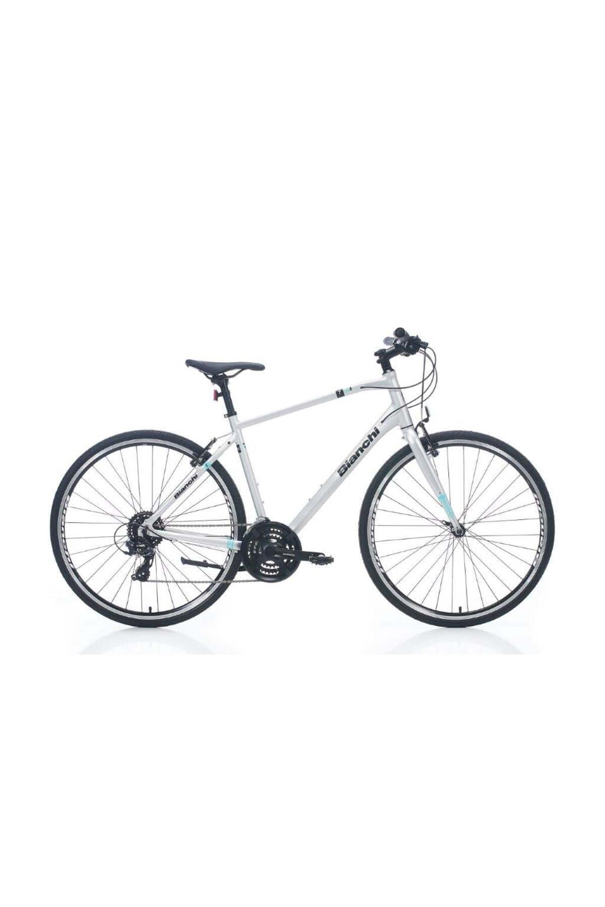 Bianchi T008 24 Vites Şehir Bisikleti Gri-Siyah-Celeste 49 cm