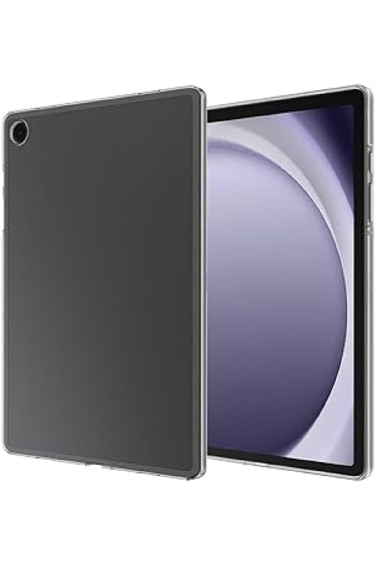 karadağsb Zore Galaxy İle Uyumlu Tab A9 Kılıf Tablet Süper Silikon Kapak, Renksiz