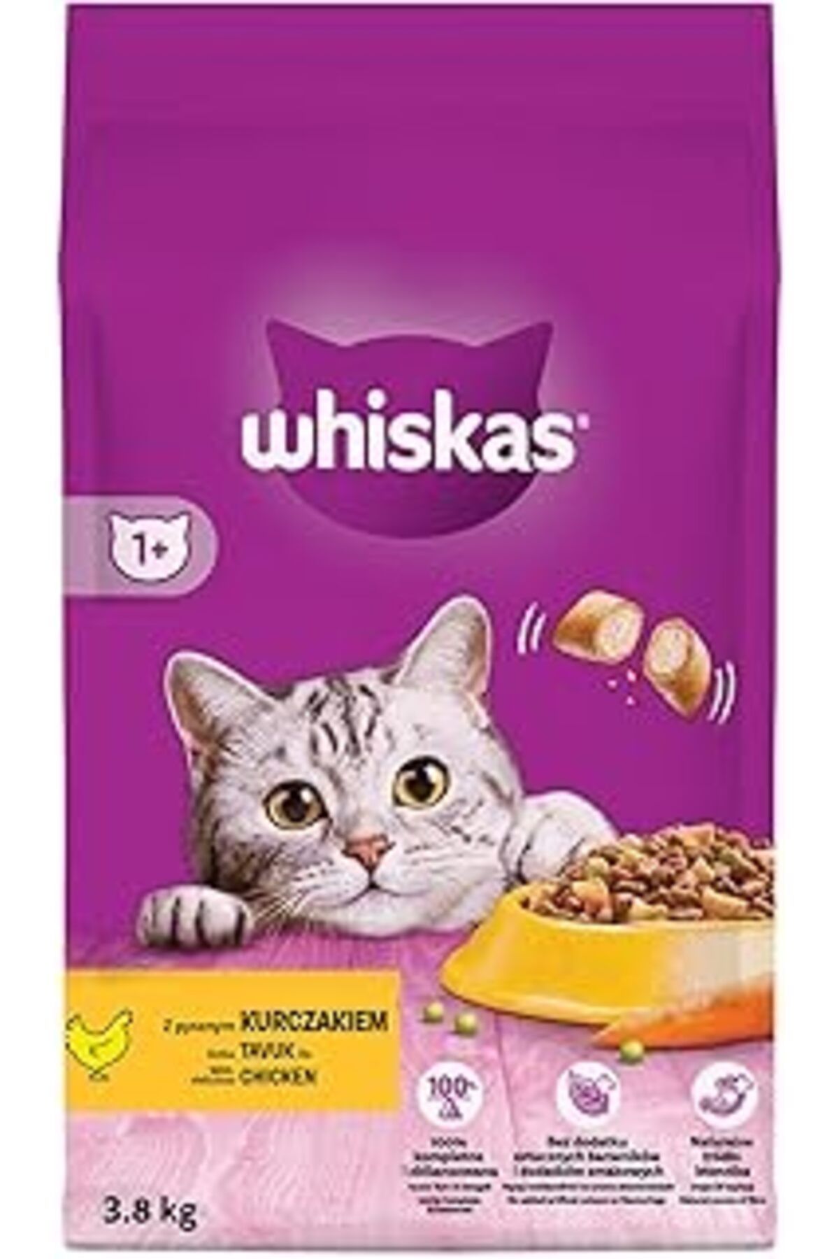 karadağsb Whiskas Tavuklu Yetişkin Kedi Maması 3,8 Kg
