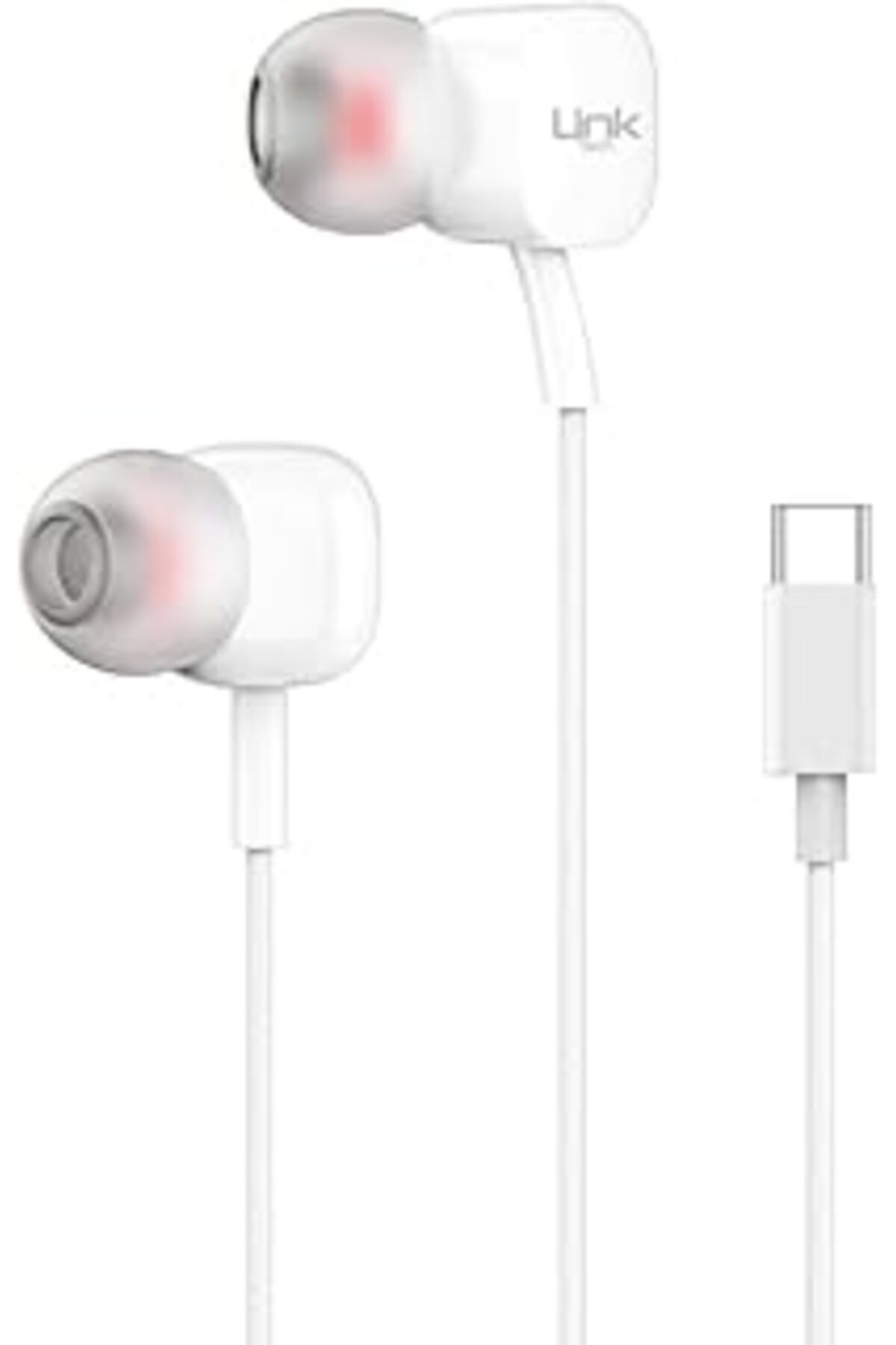 karadağsb Linktech H16 Type-c Stereo Kulak Içi Kablolu Kulaklık Beyaz